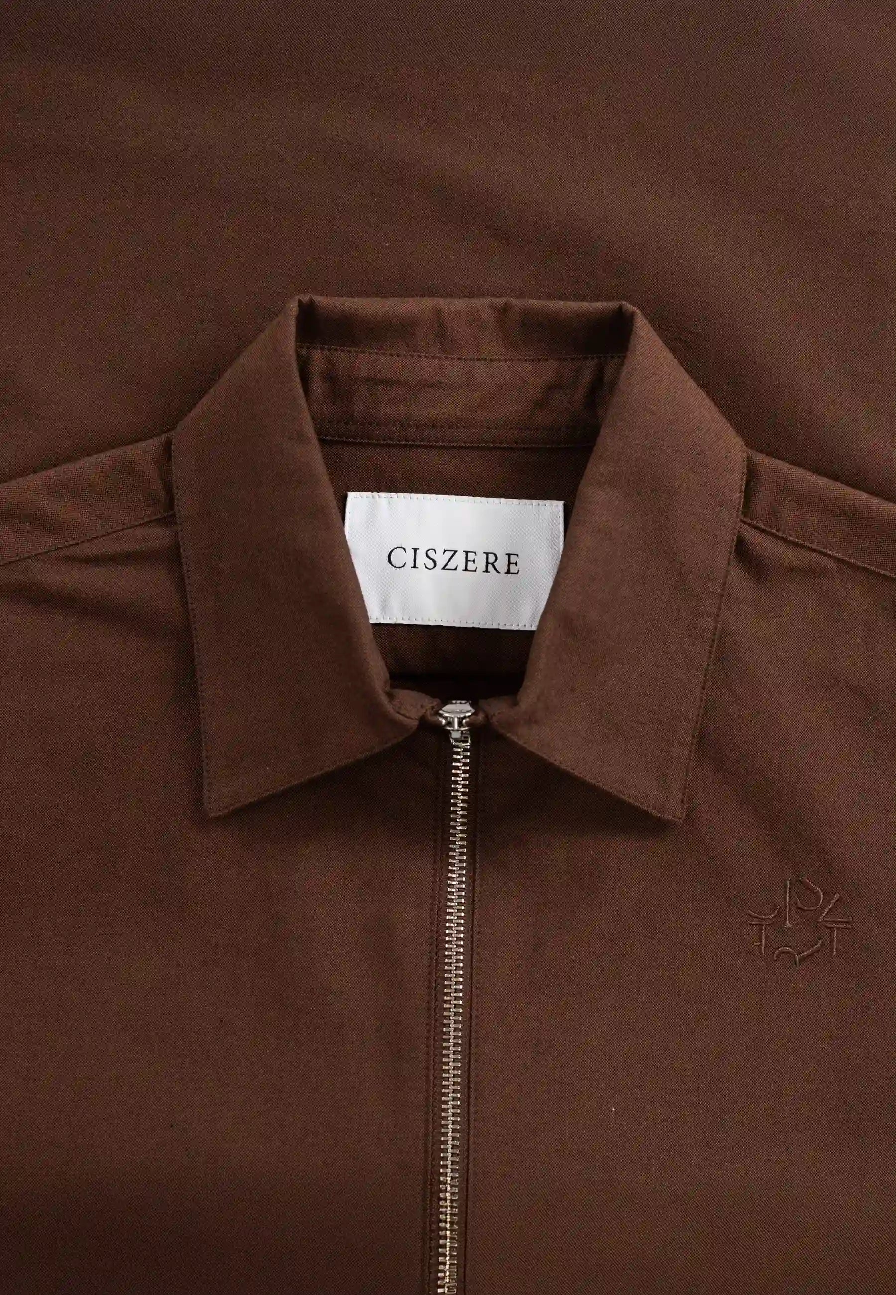 Aden oxford zip  - Dark Brown