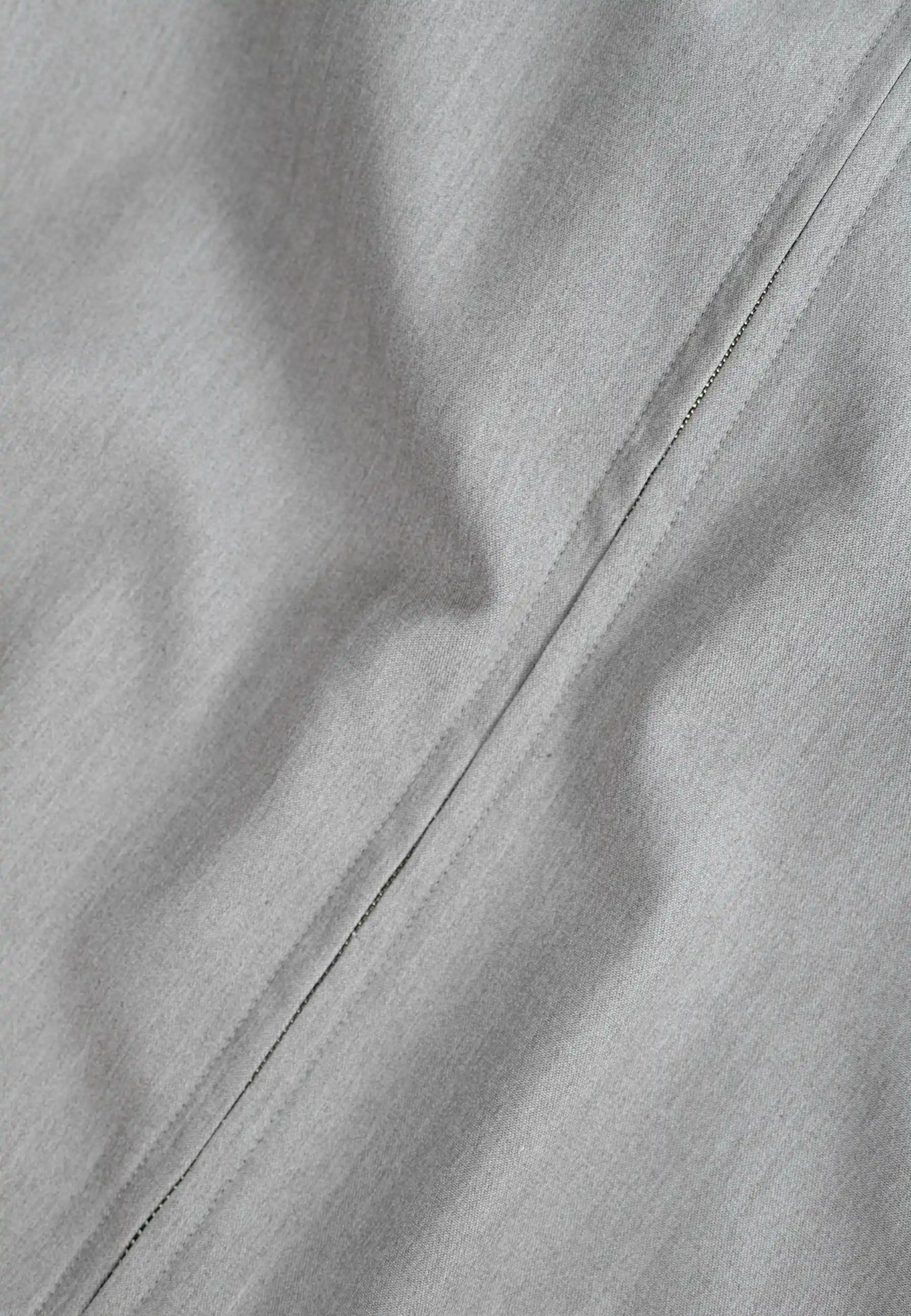 Evander suit zip overshirt - Light grey