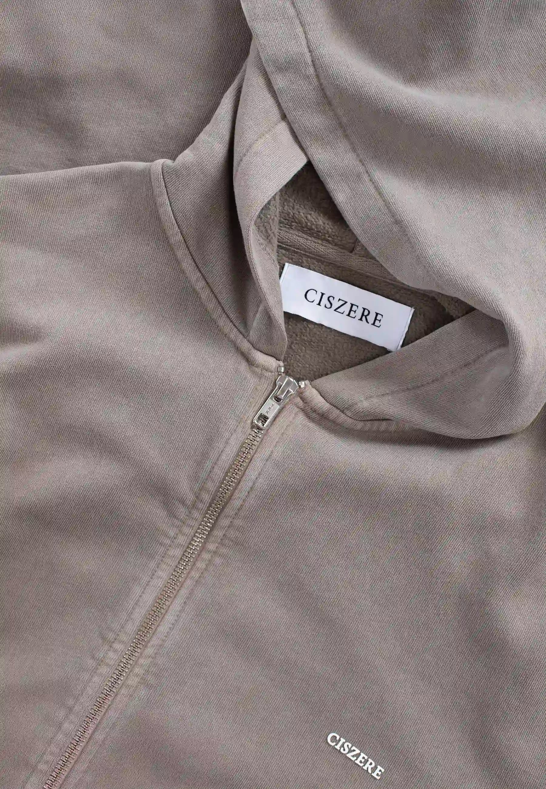 Ryder fullzip hoodie - Grå