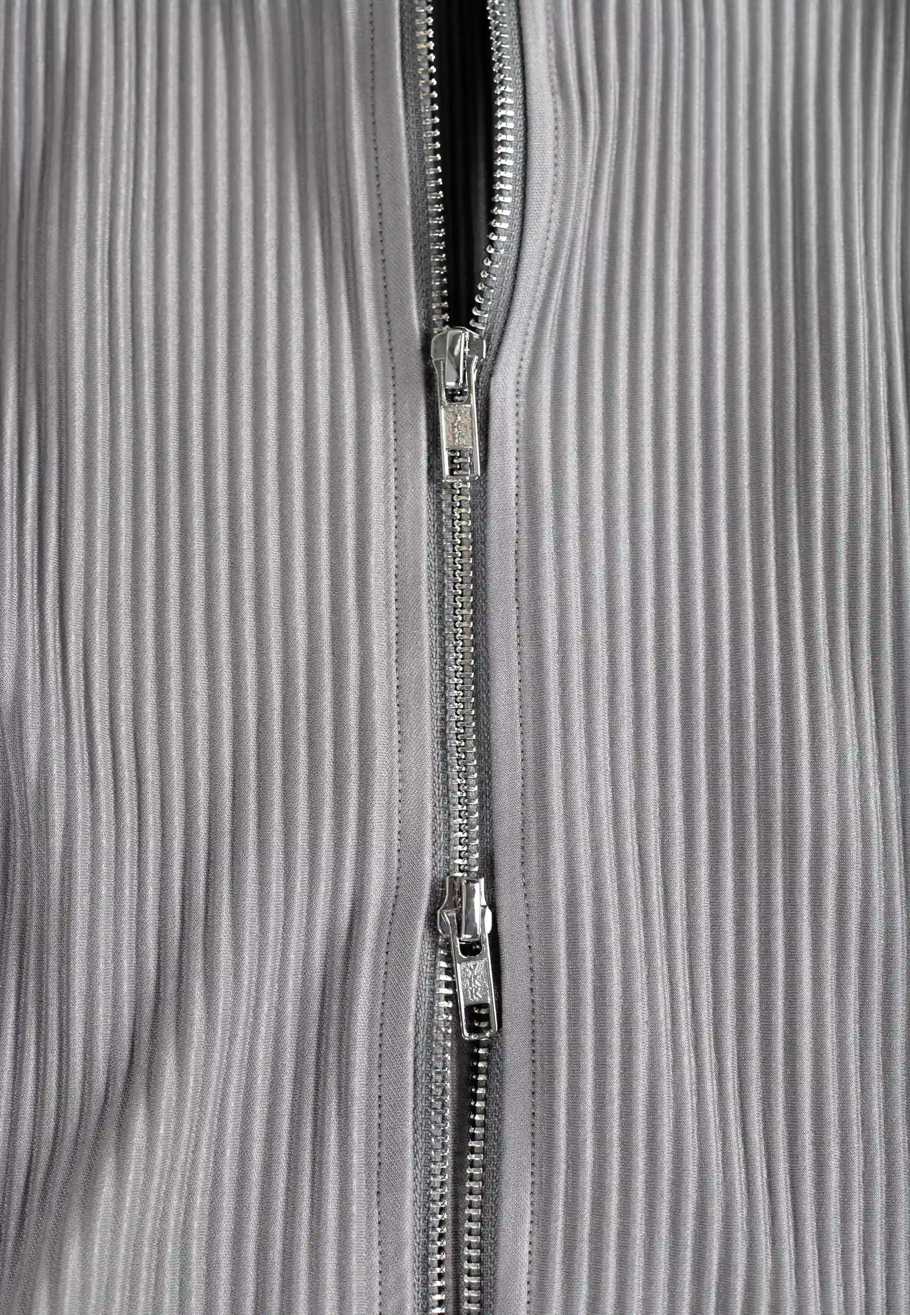 Mateo plisse overshirt - Grey