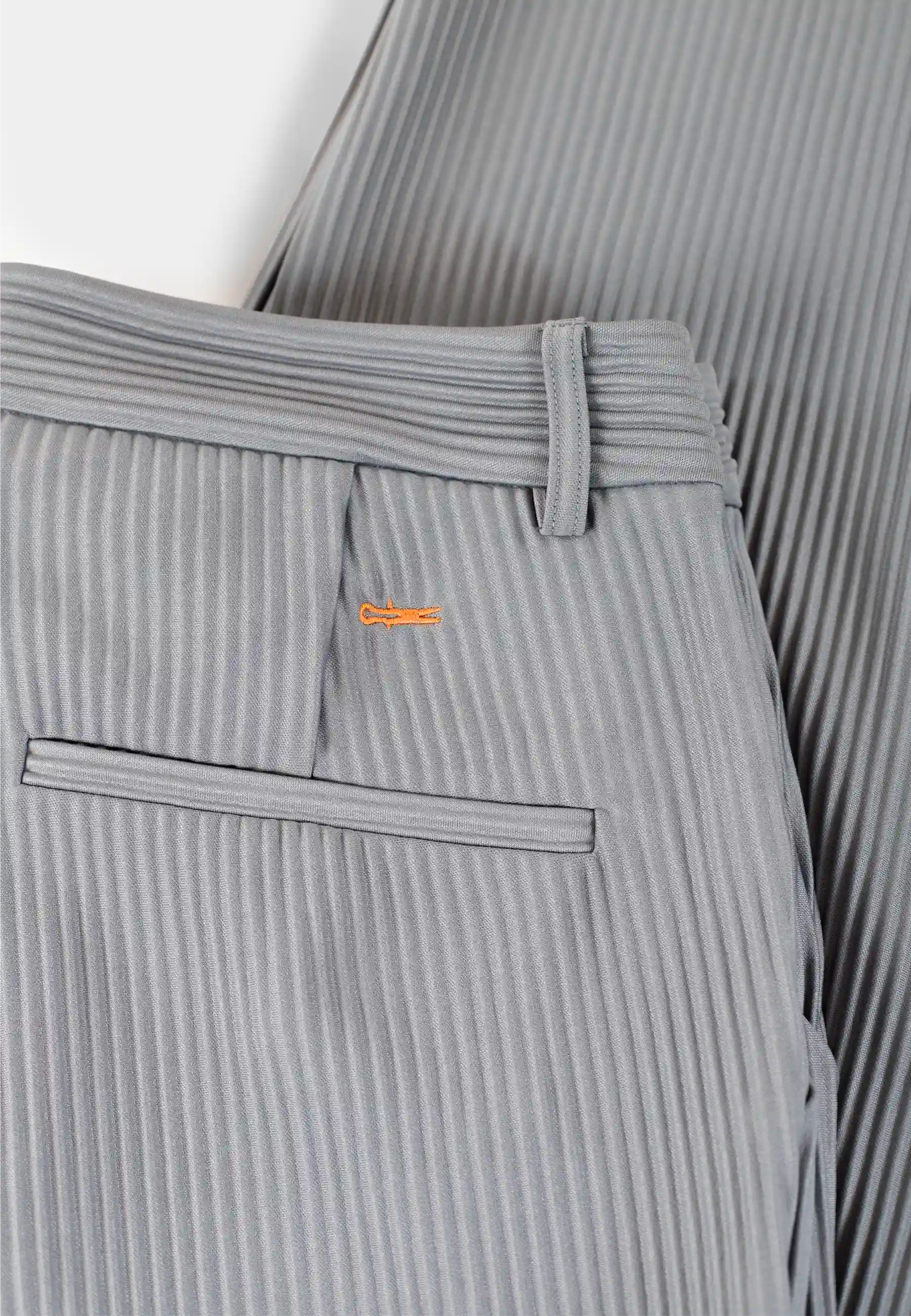 Lugo plisse trouser - Grey