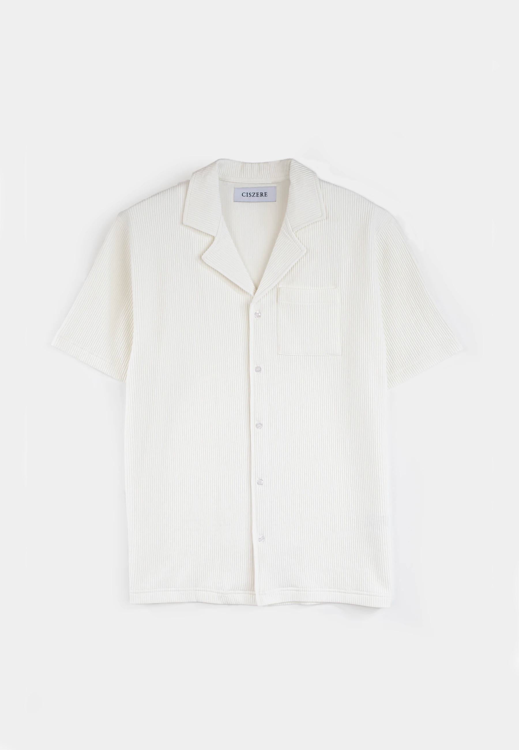 Jack plisse shirt - White