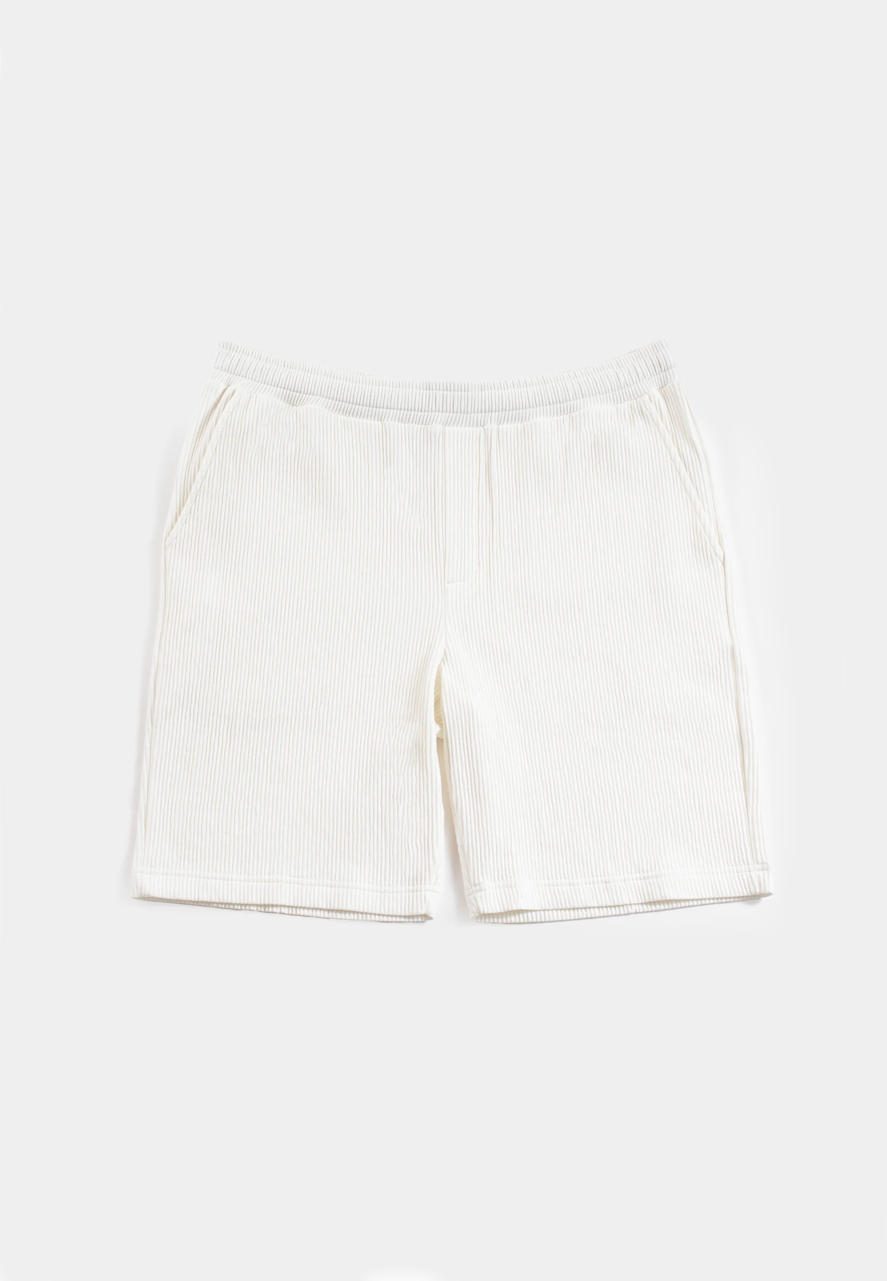 Mian plisse shorts - White