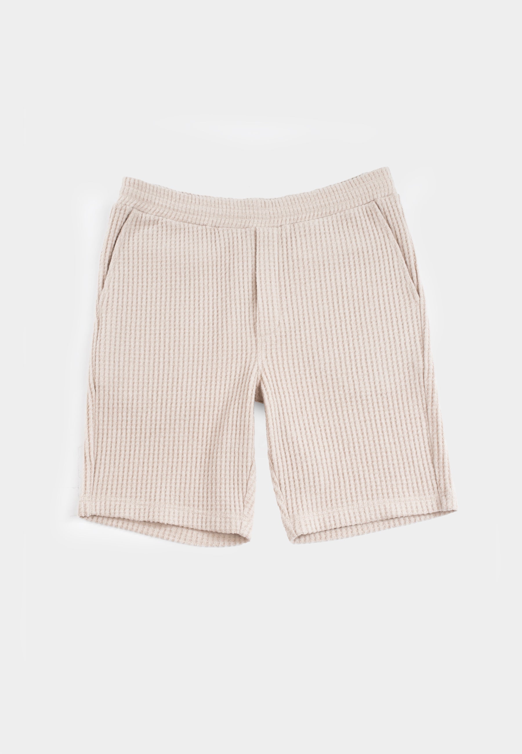 Knitted short set - Oyster
