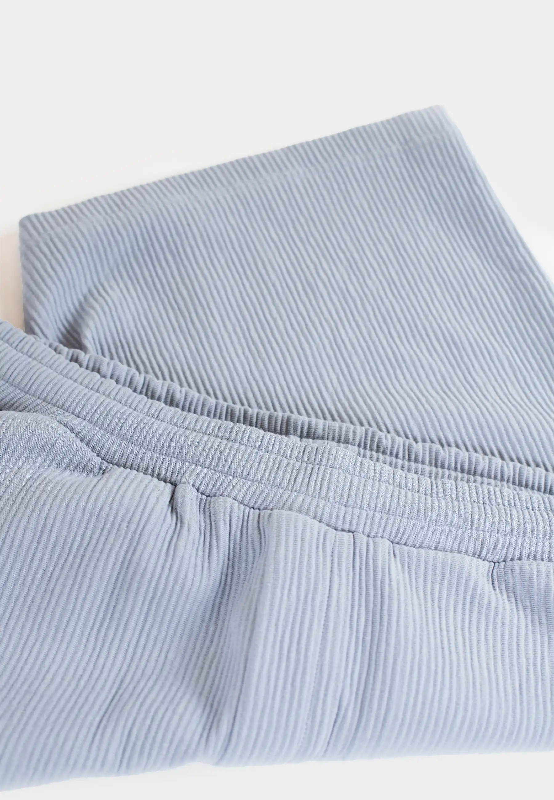 Mian plisse shorts - Light blue