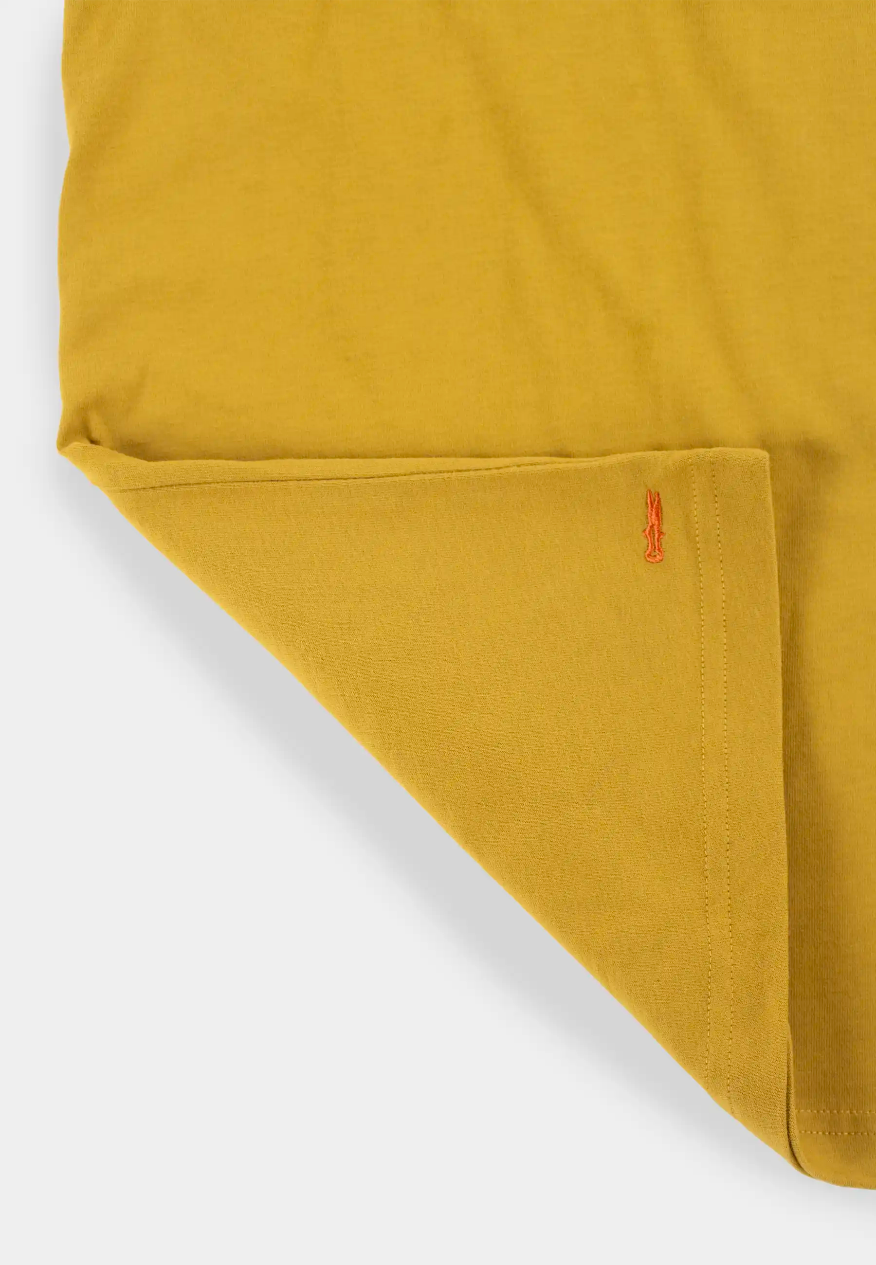 Mico high collar t-shirt- Mustard