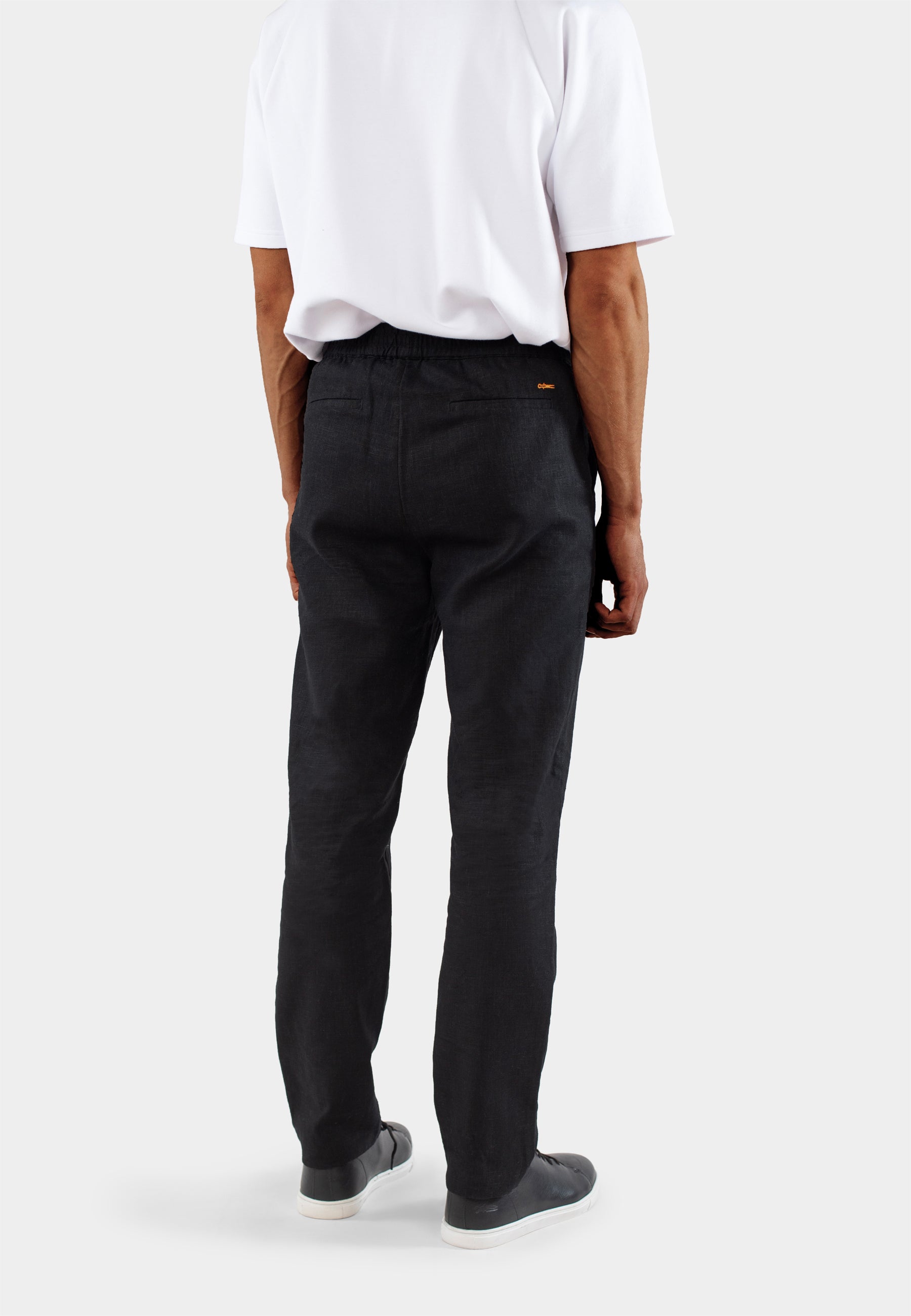 Harlow linen trousers - Black