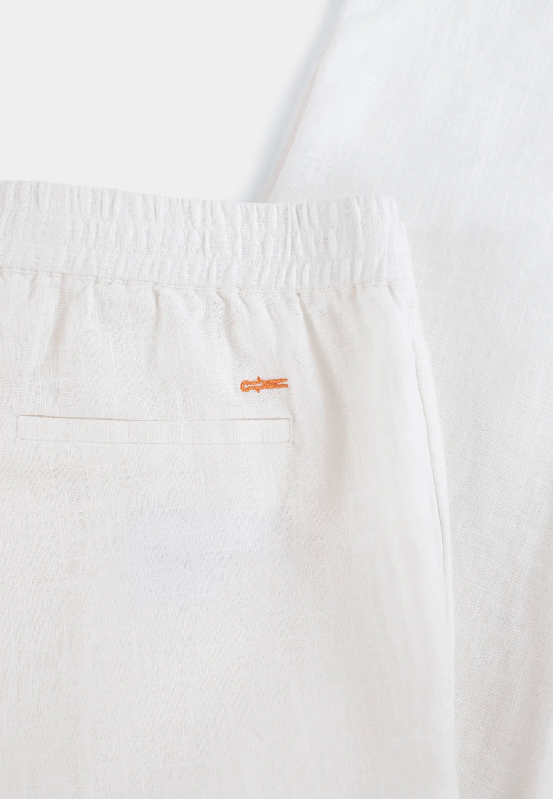 Harlow linen trousers - White