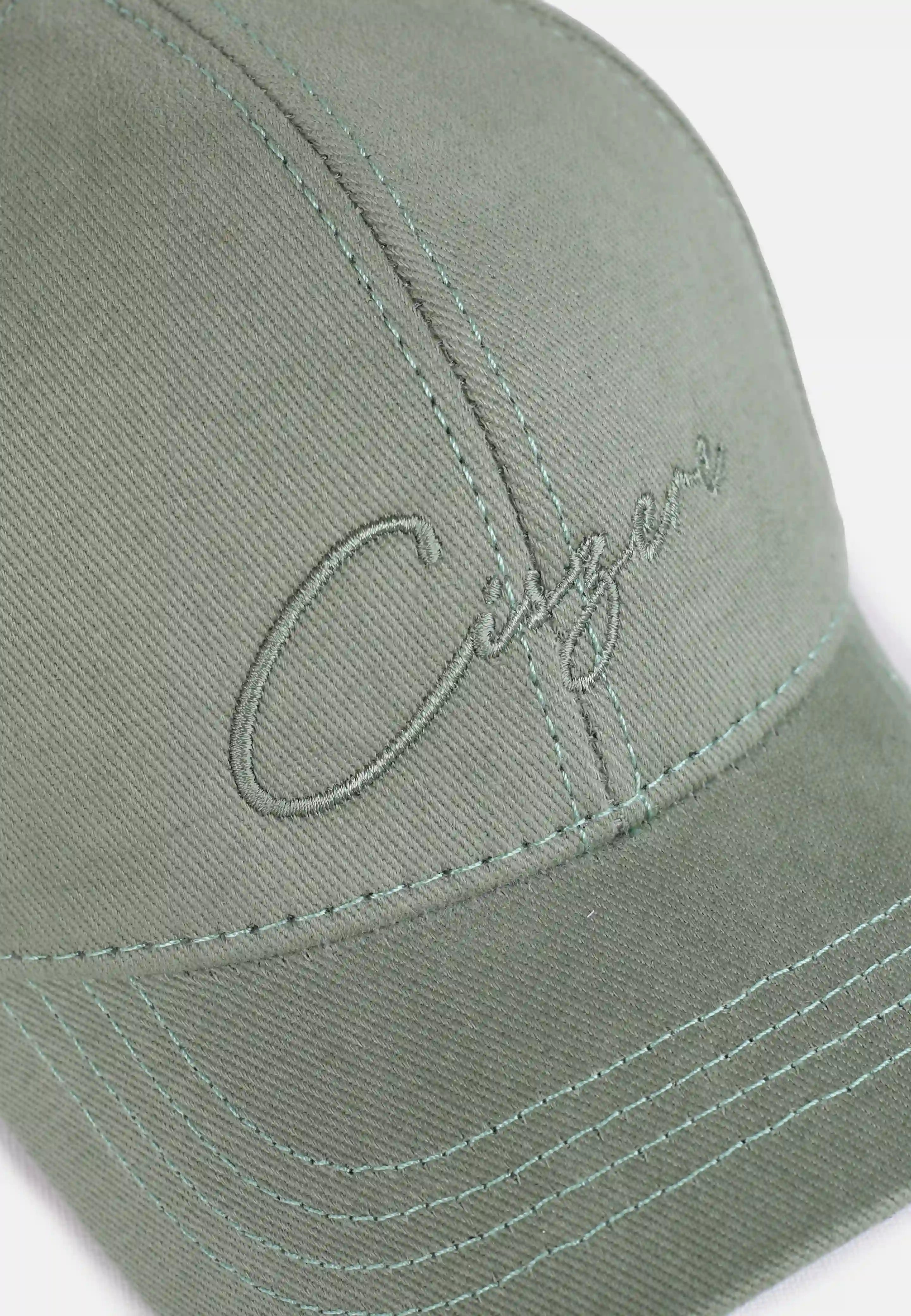 Nohr Embroided Cap - Green
