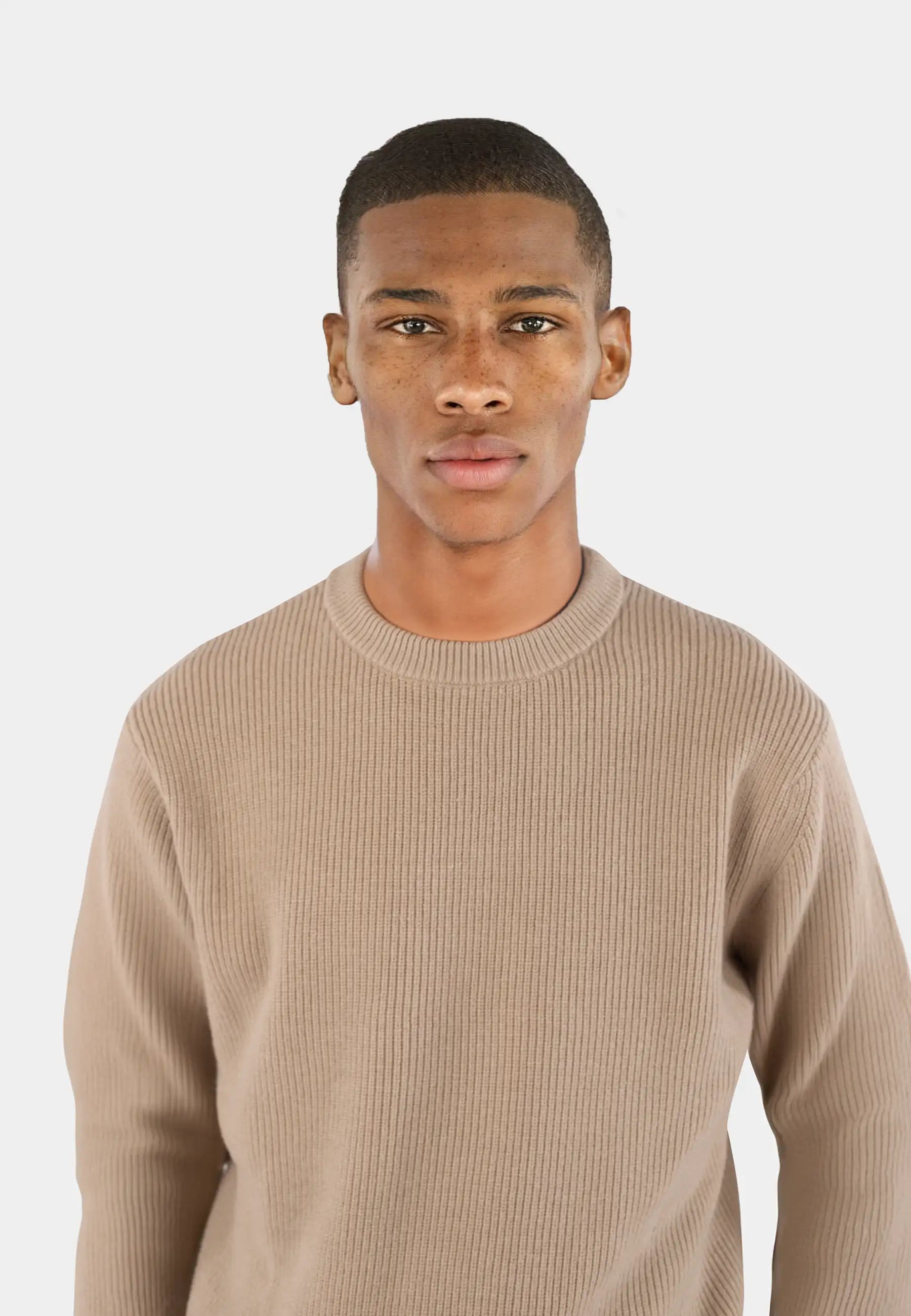 Eddie knitted sweater - Beige