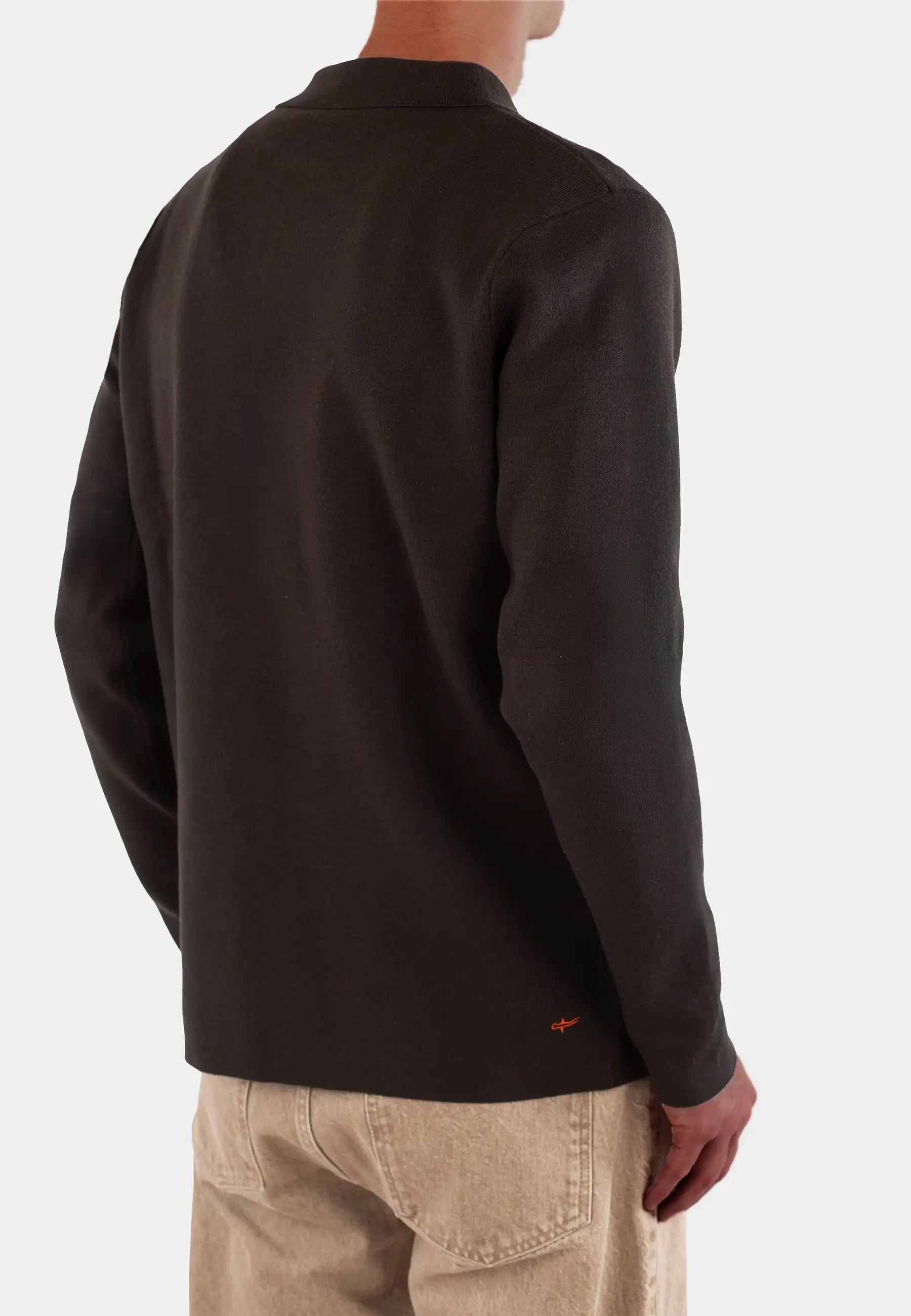 Caleb knitted half zip - Java