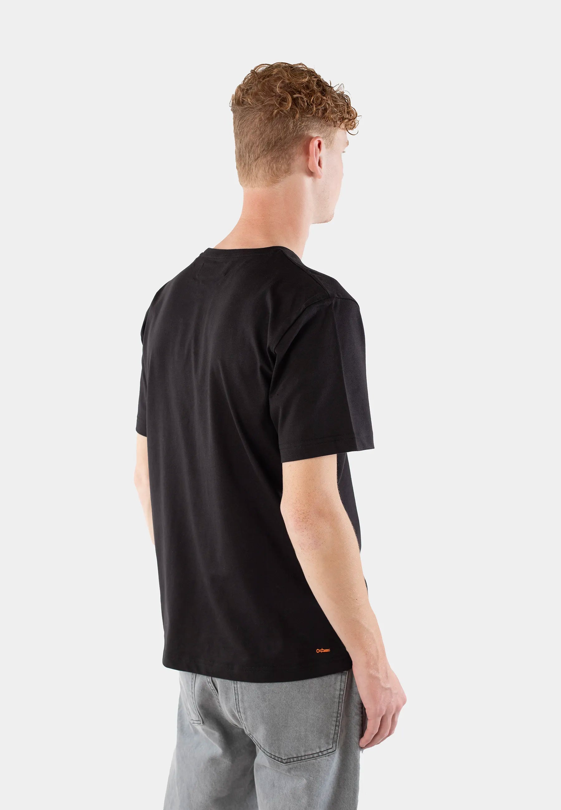 Jace printed tee  - Black