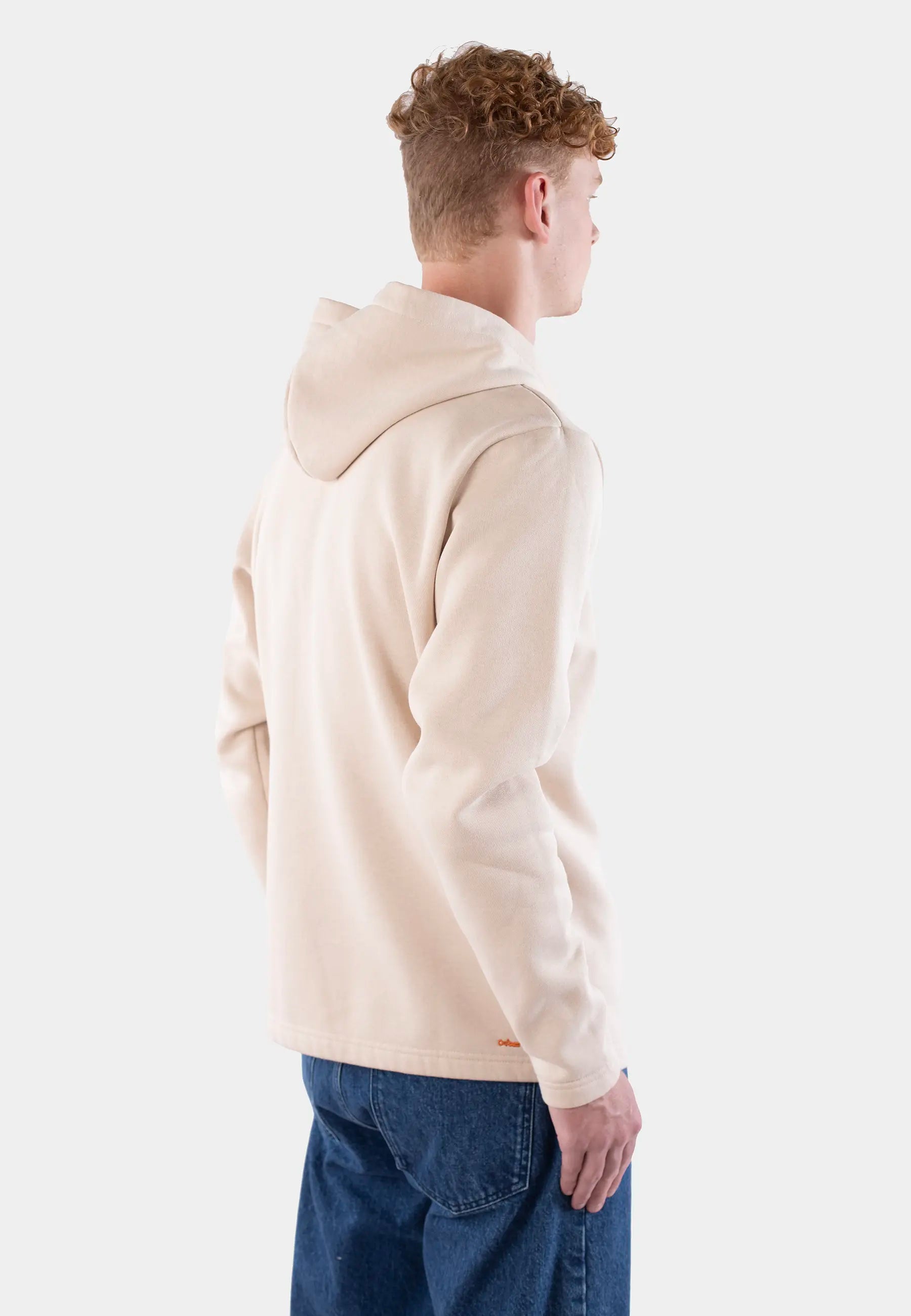 Meztli Ellipse full zip hoodie - Sand