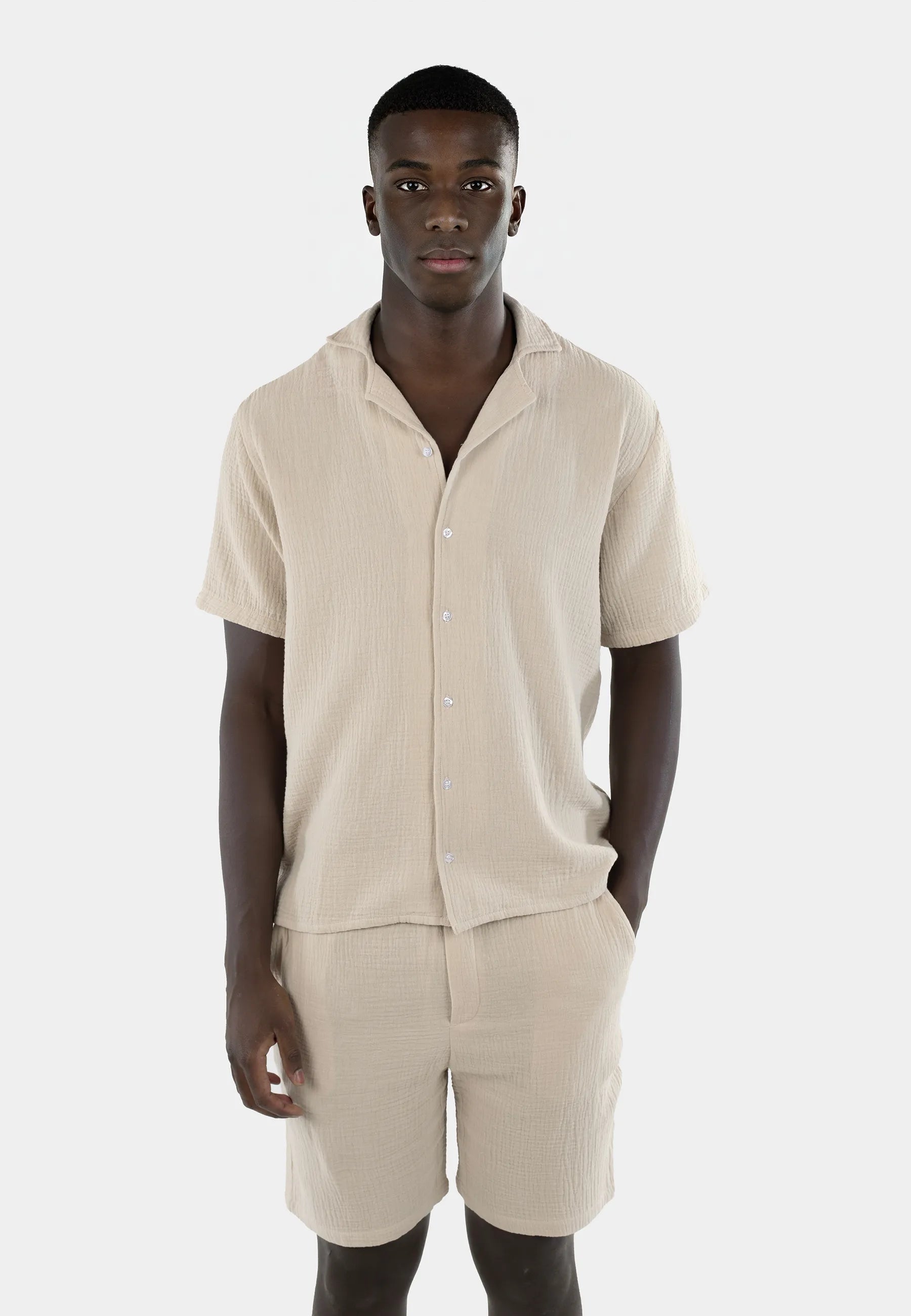 Jax gauze shirt - Beige