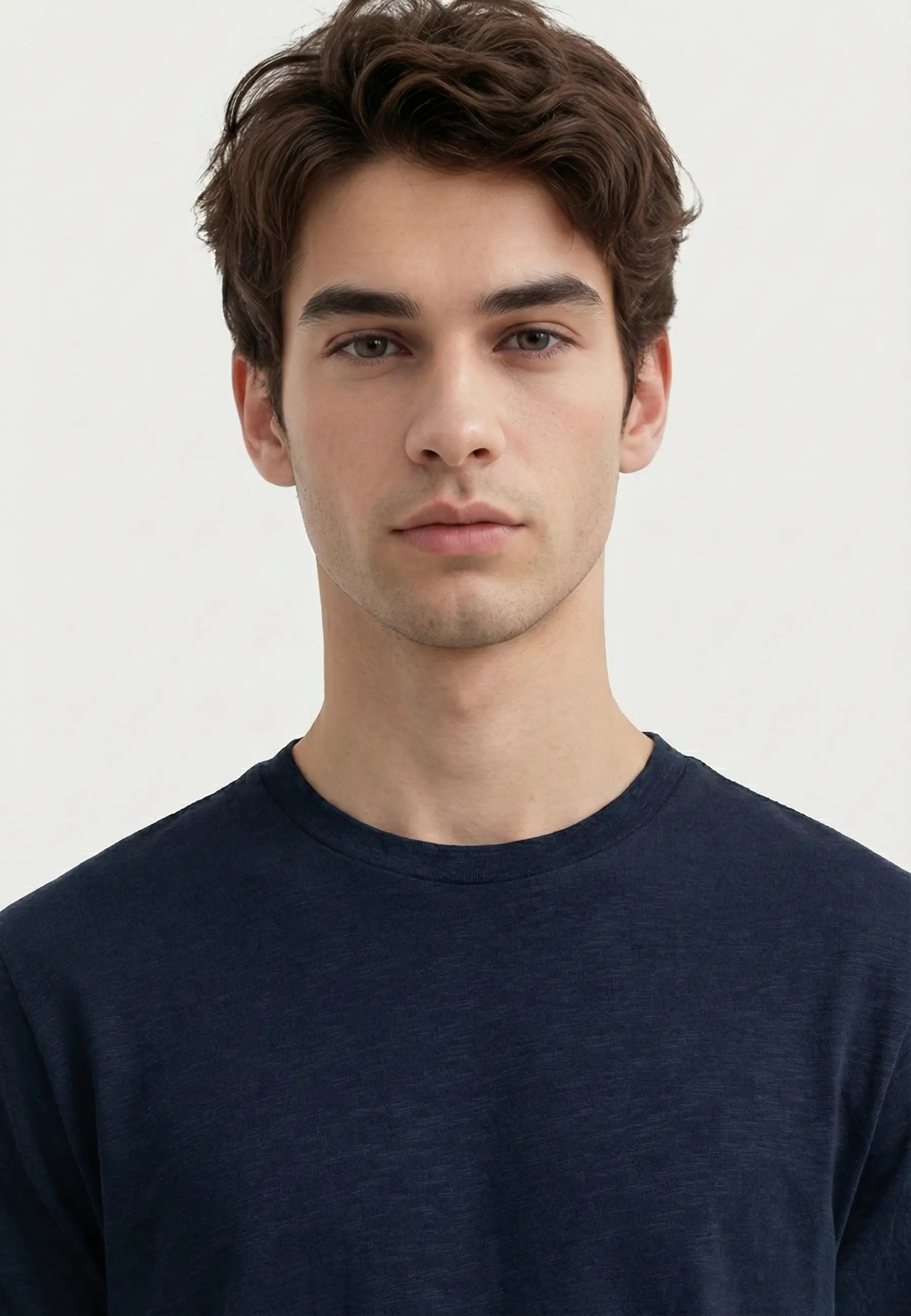 Lung melange t-shirt - Dark Blue