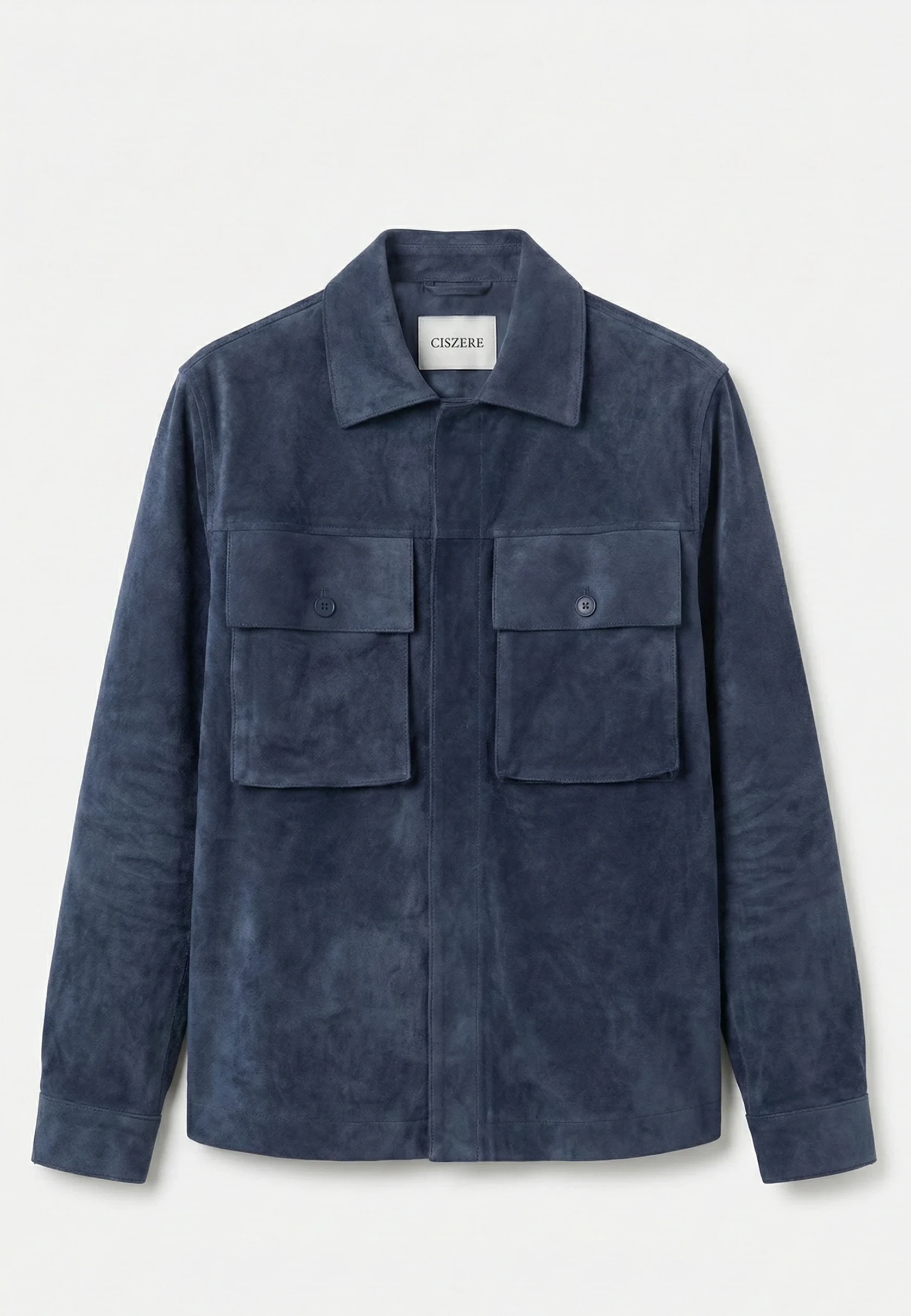 Nash vegan suede jacket - Blue