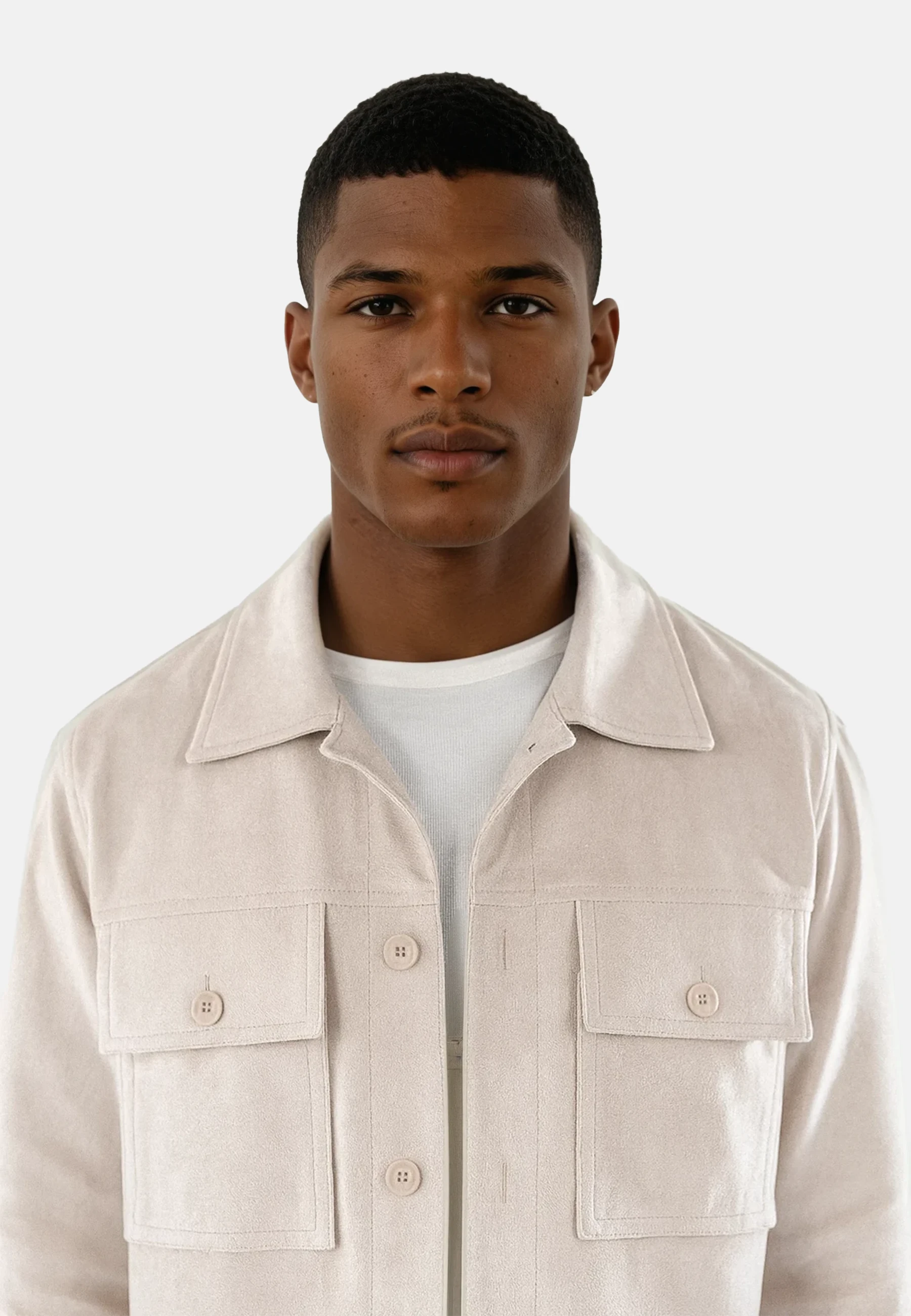 Nash vegan suede jacket - Beige