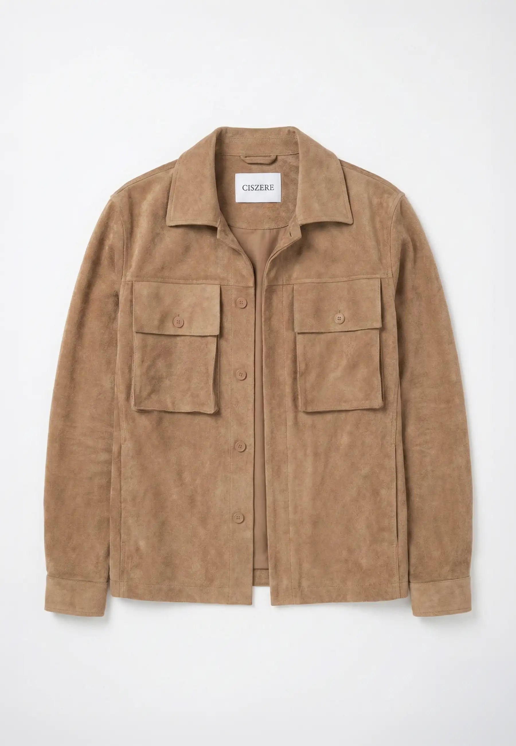 Nash vegan suede jacket - Brown