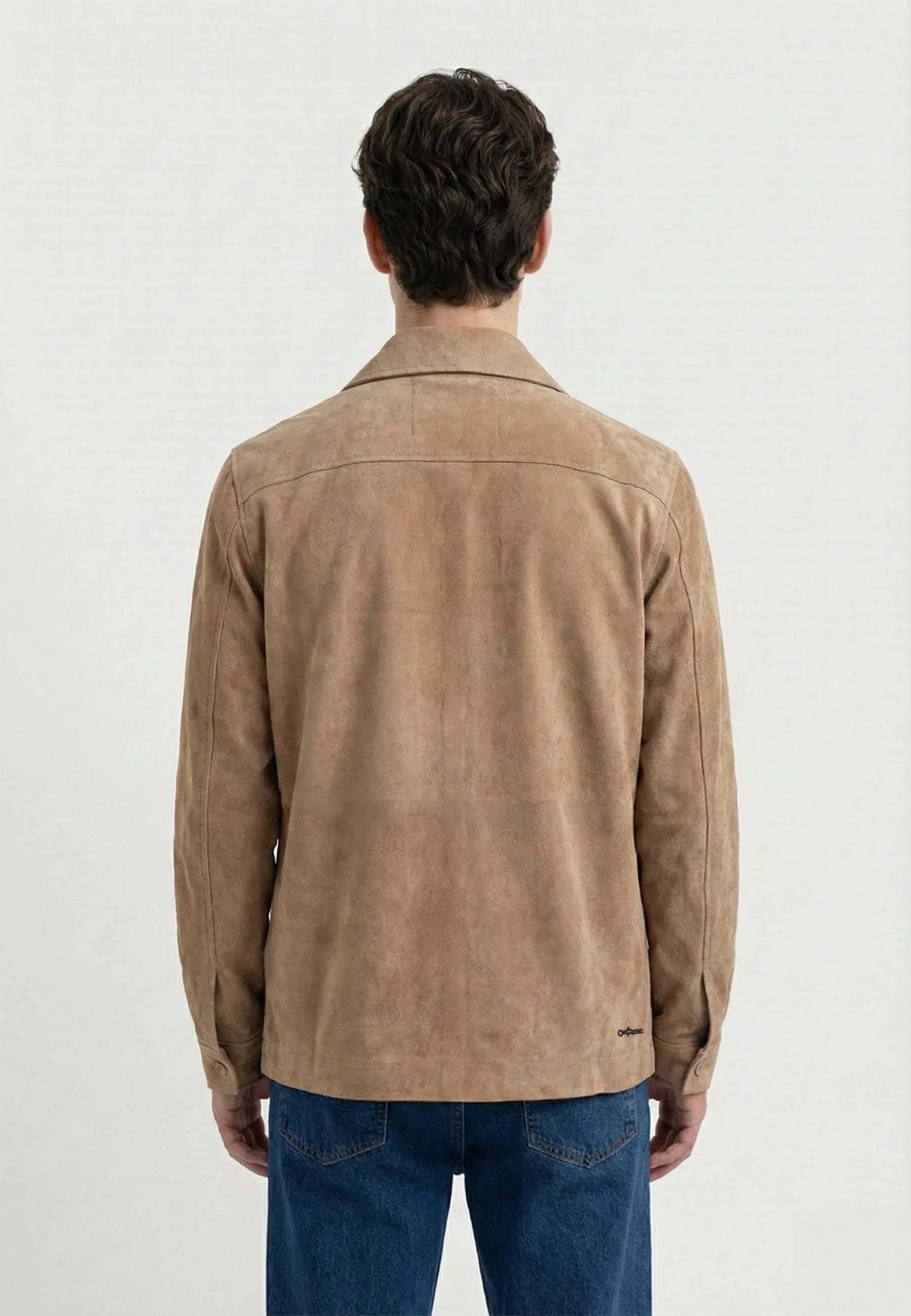 Nash vegan suede jacket - Brown