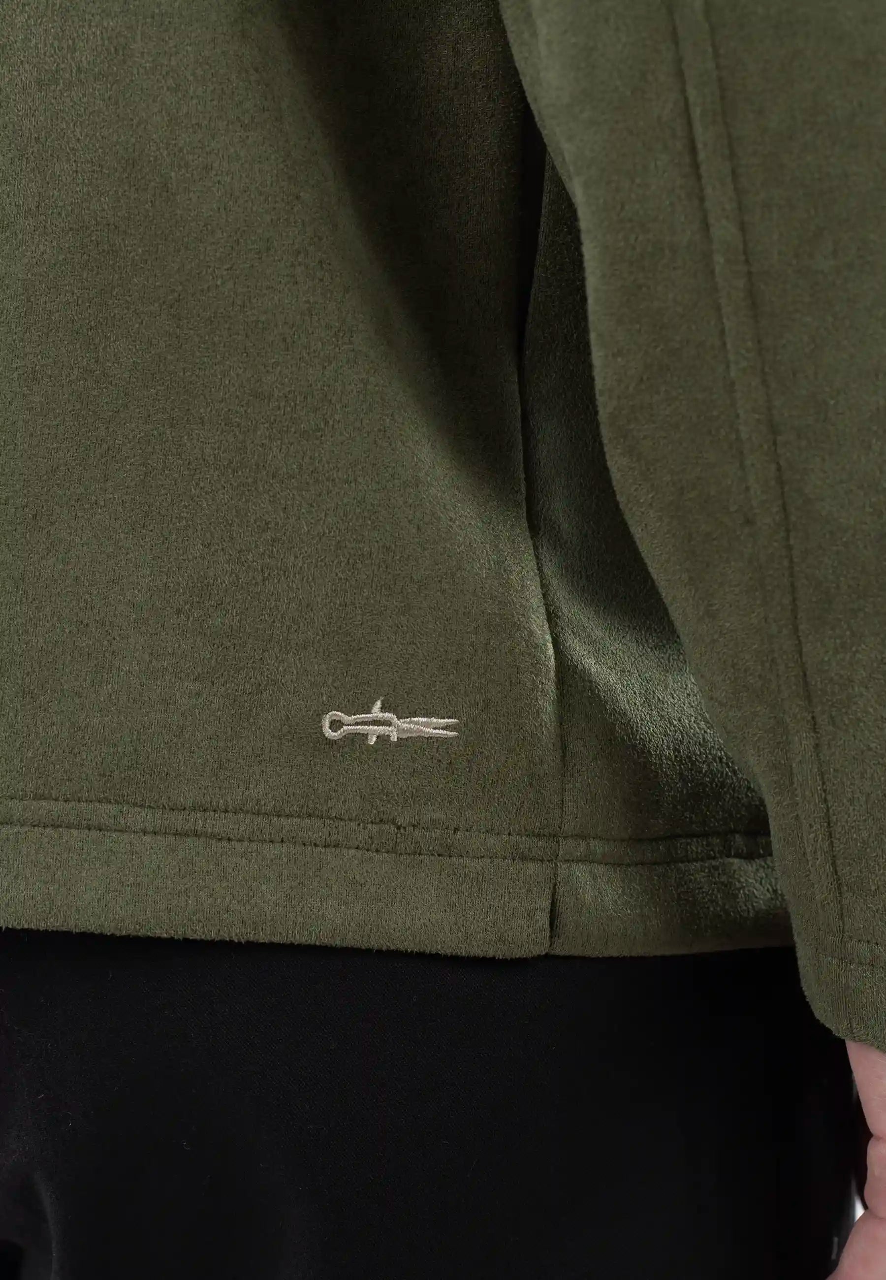 Neo vegan suede overshirt 2.0 - Green