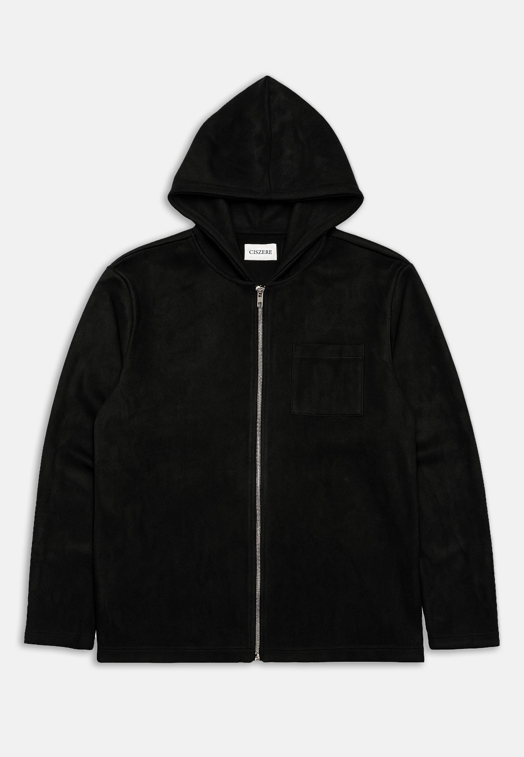 Nikolaj vegan zip hoodie - Black