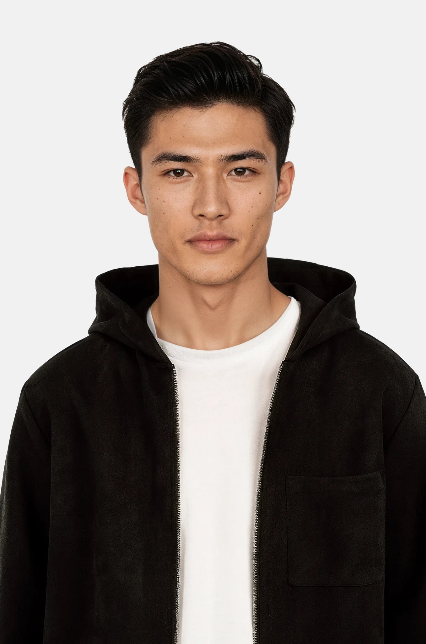 Nikolaj vegan zip hoodie - Black