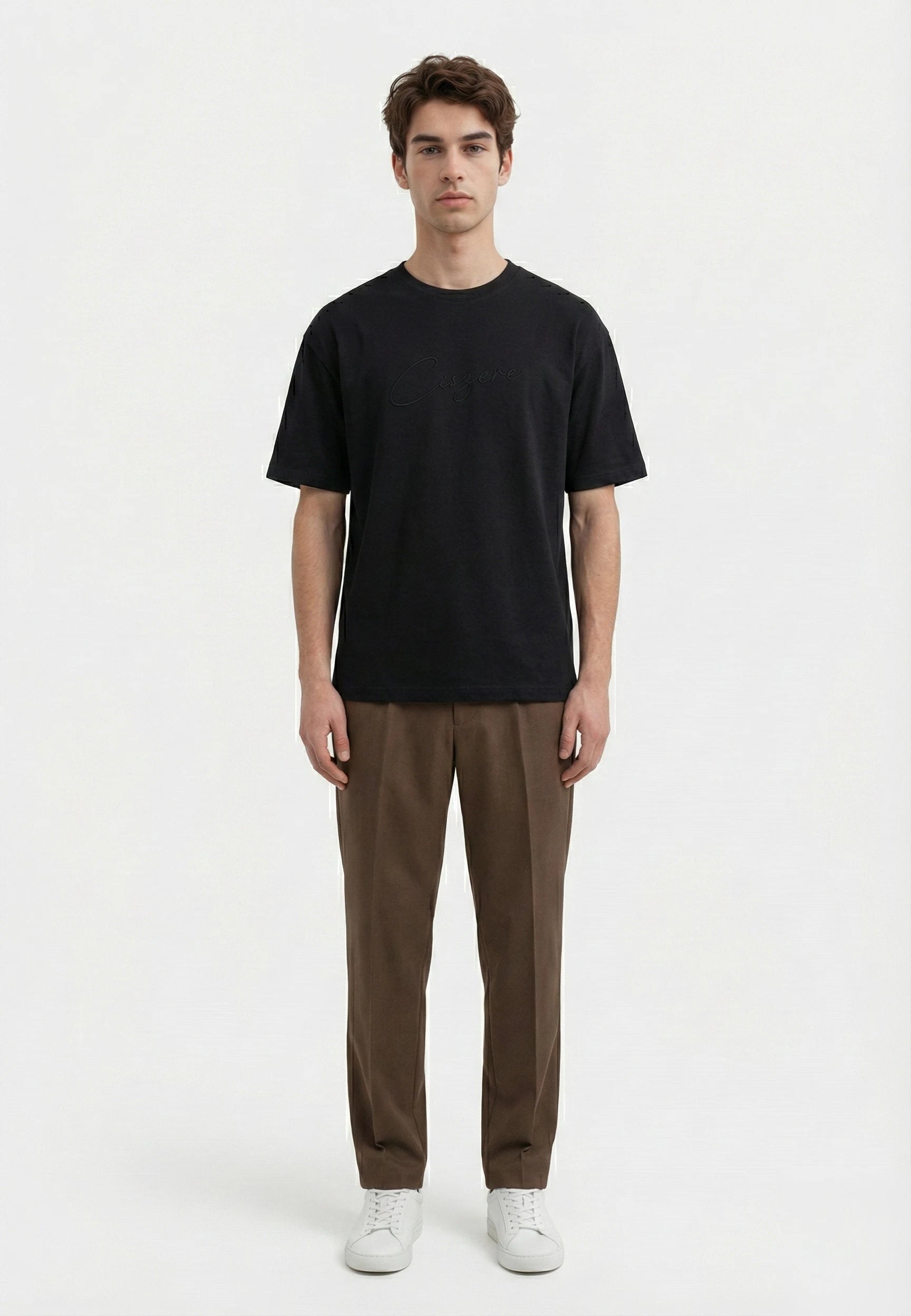 Noel embroidered t-shirt - Black