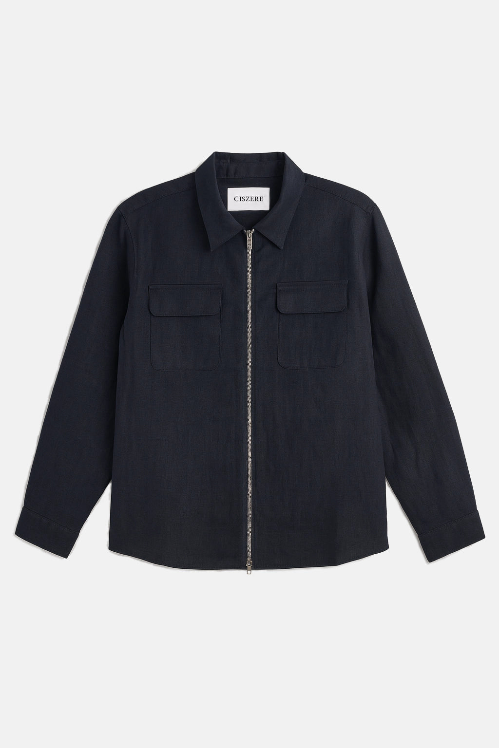 Quincy linen overshirt - Blue