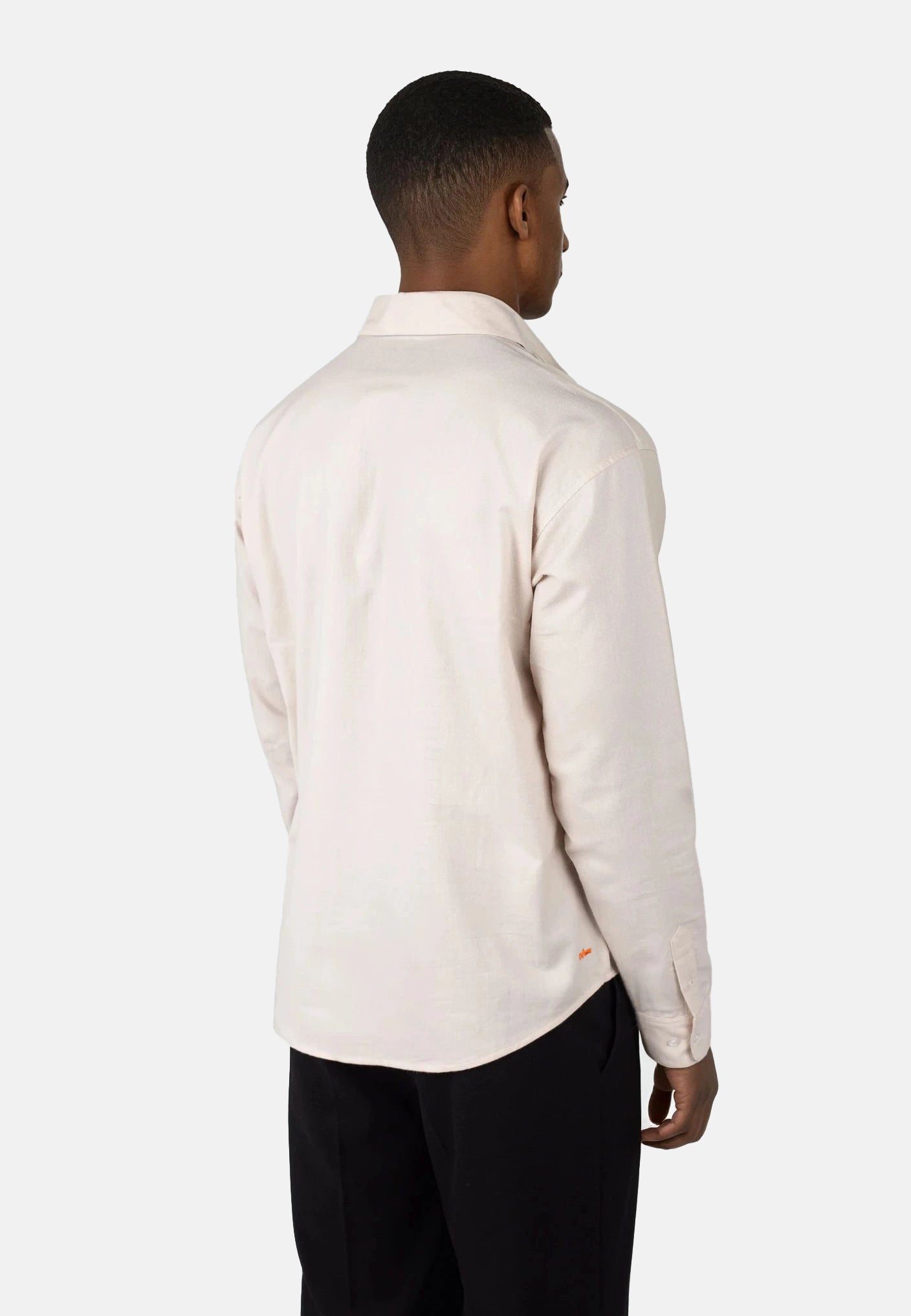 Shift brushed flannel shirt - Beige