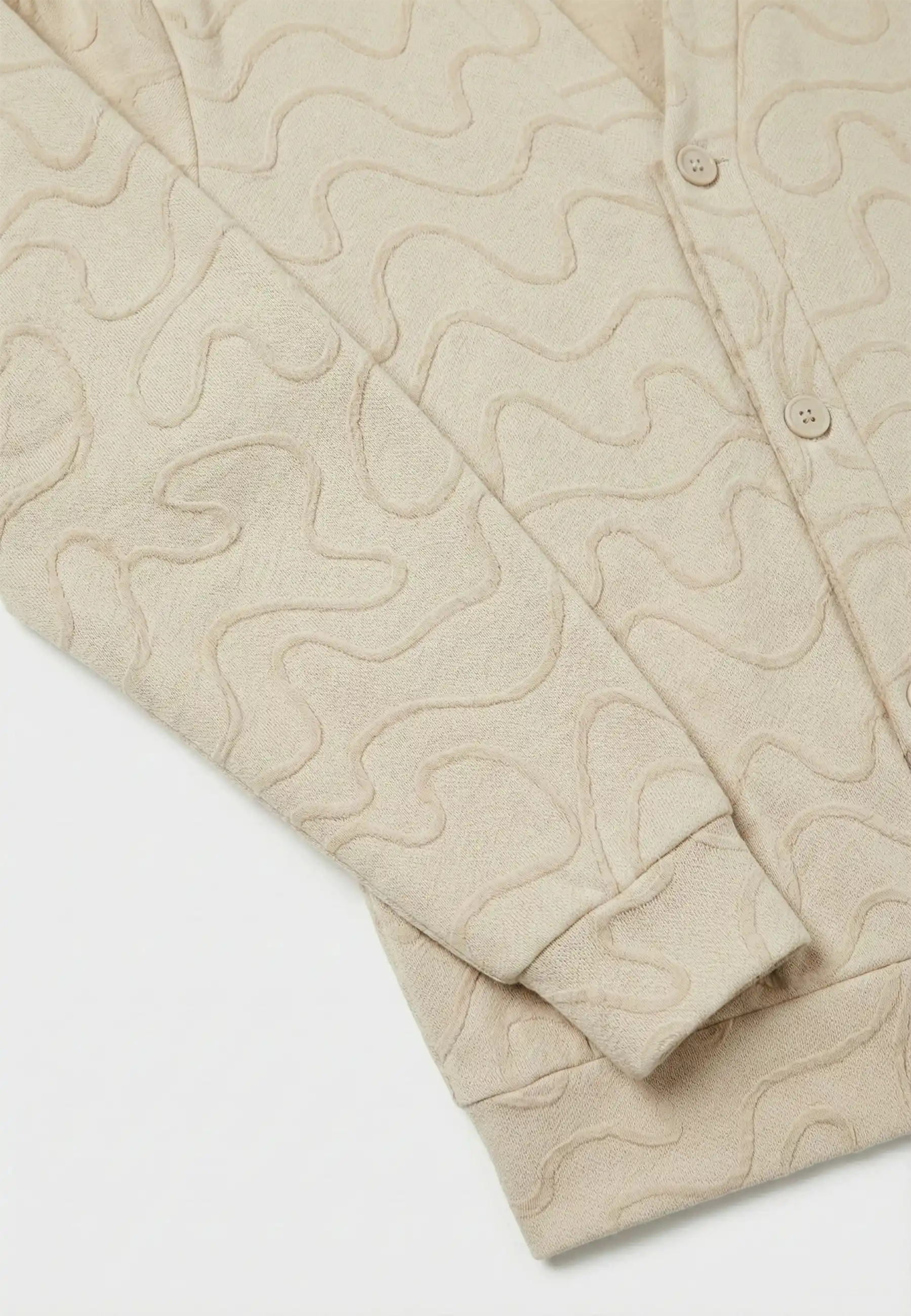 Taro jacquard cardigan - Beige