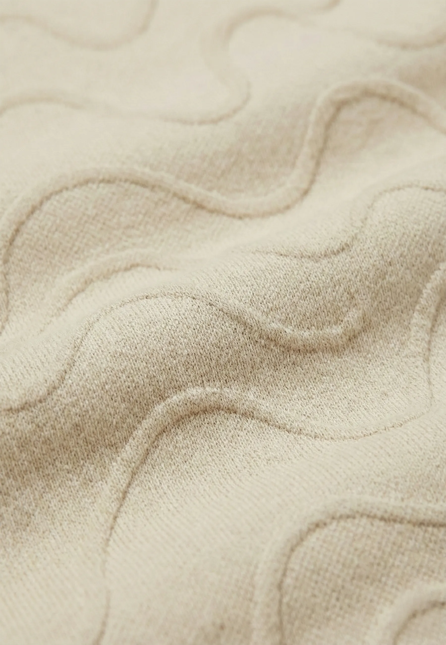 Taro jacquard cardigan - Beige