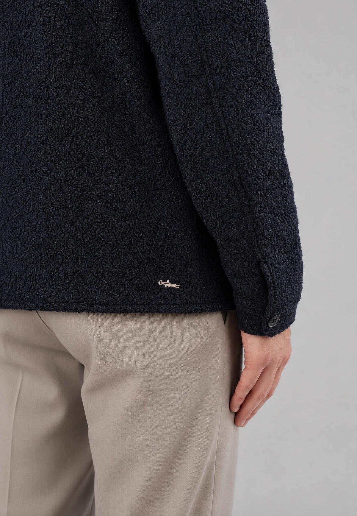 Dani Boucle overshirt - Navy
