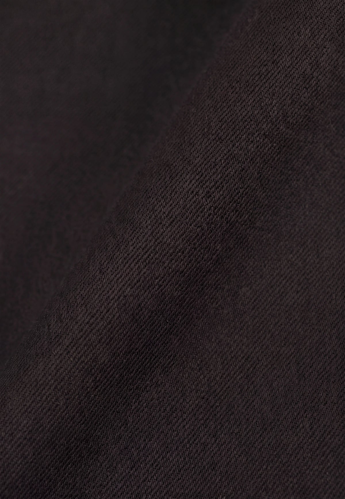 Elis heavy overshirt - Black, fabric close up