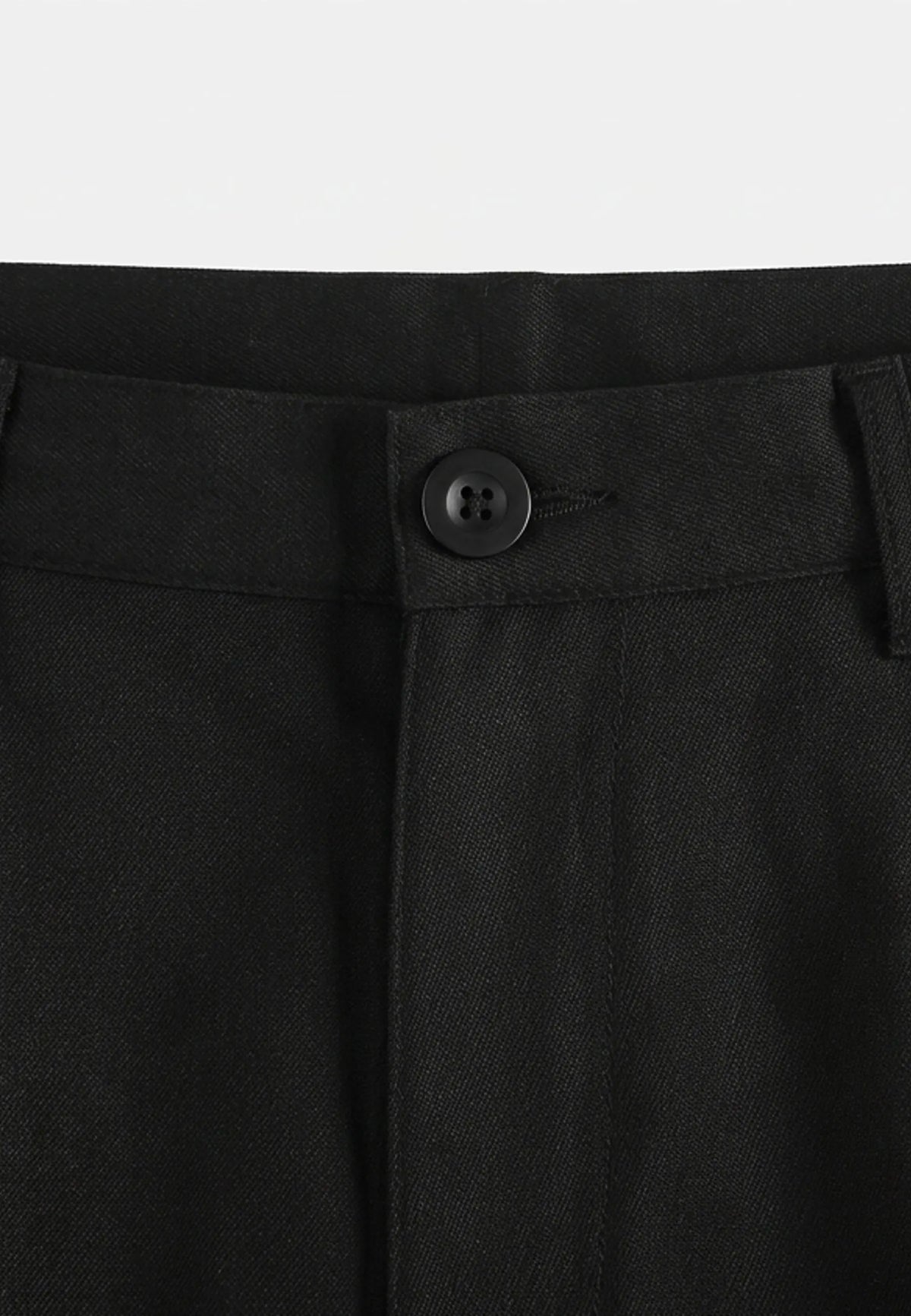 Ethan Heavy Relaxed Fit trousers - Black, flat lay