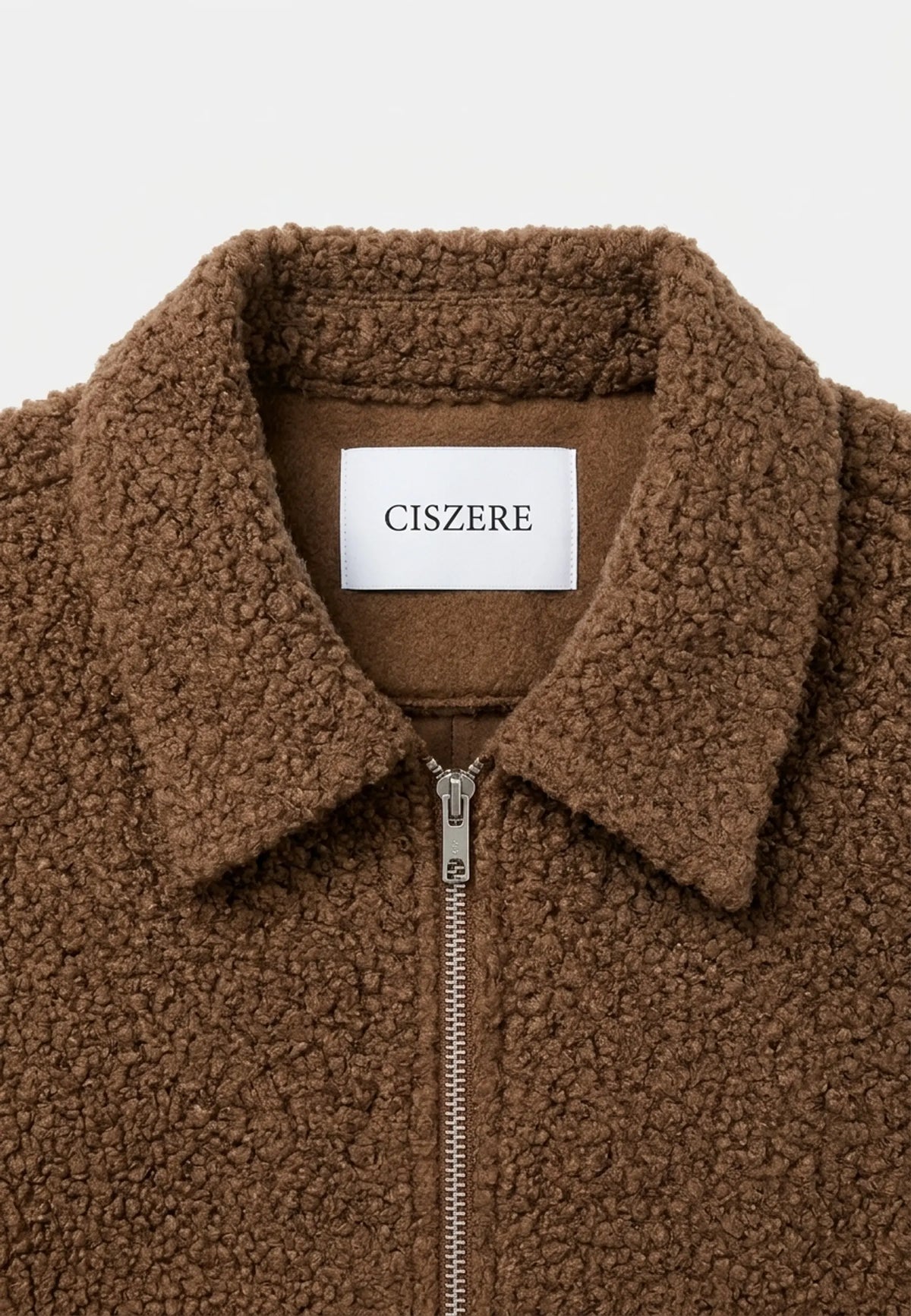 Fred boucle overshirt - Brown, flat lay