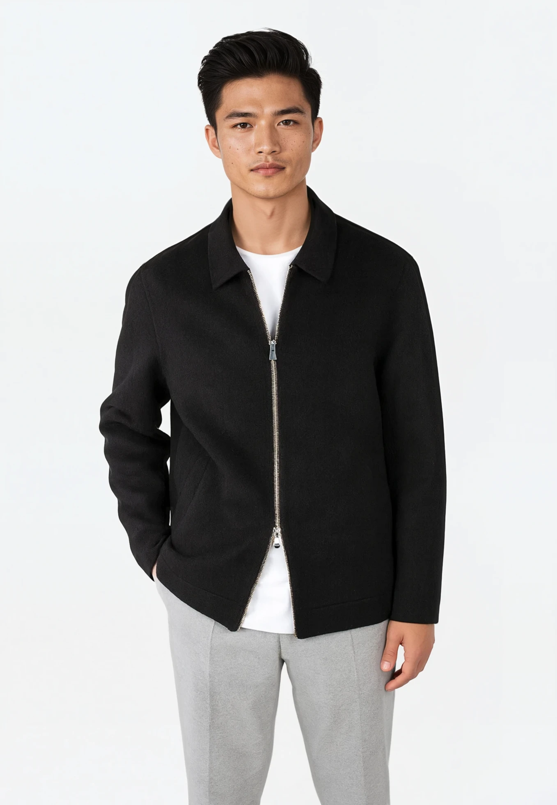 Quinn wool jacket - Black