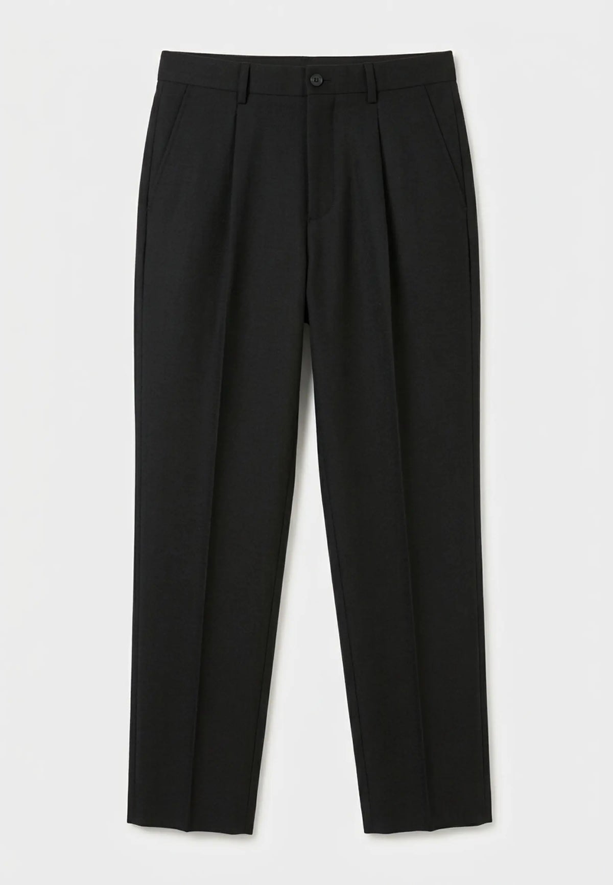 Landon heavy trousers - Black, on model