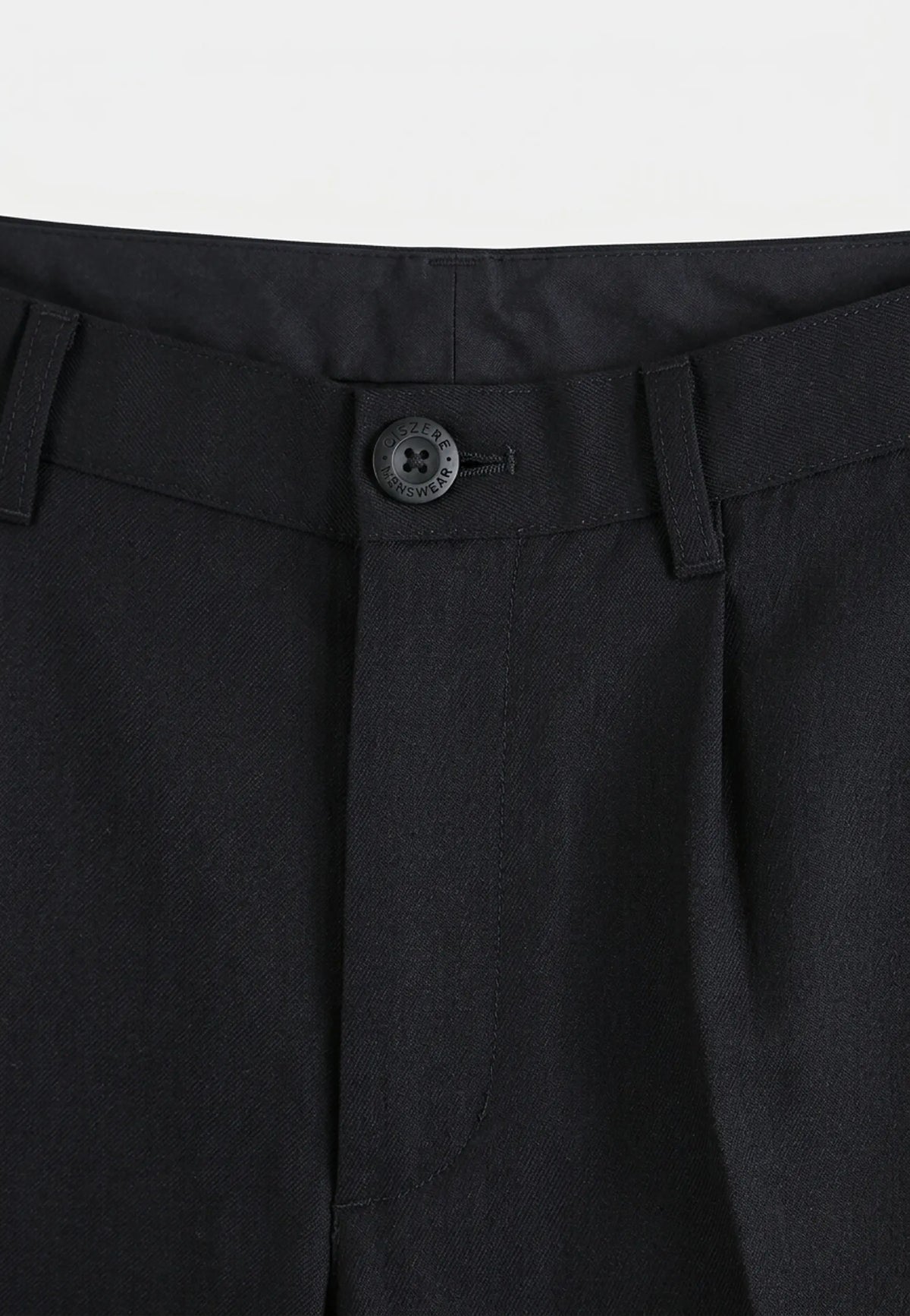 Landon heavy trousers - Black, flat lay