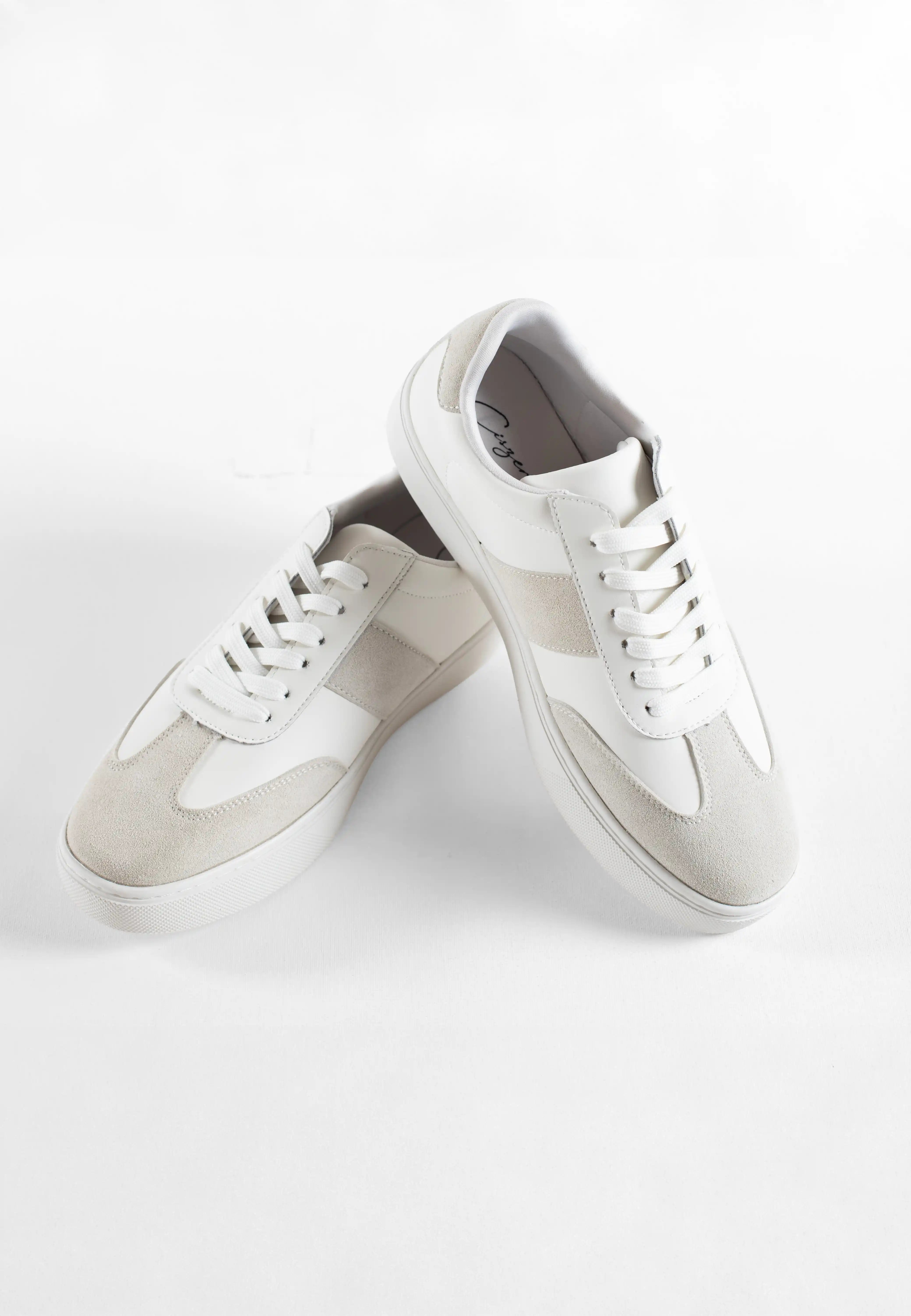 Melwin Gat Sneaker - Light Beige