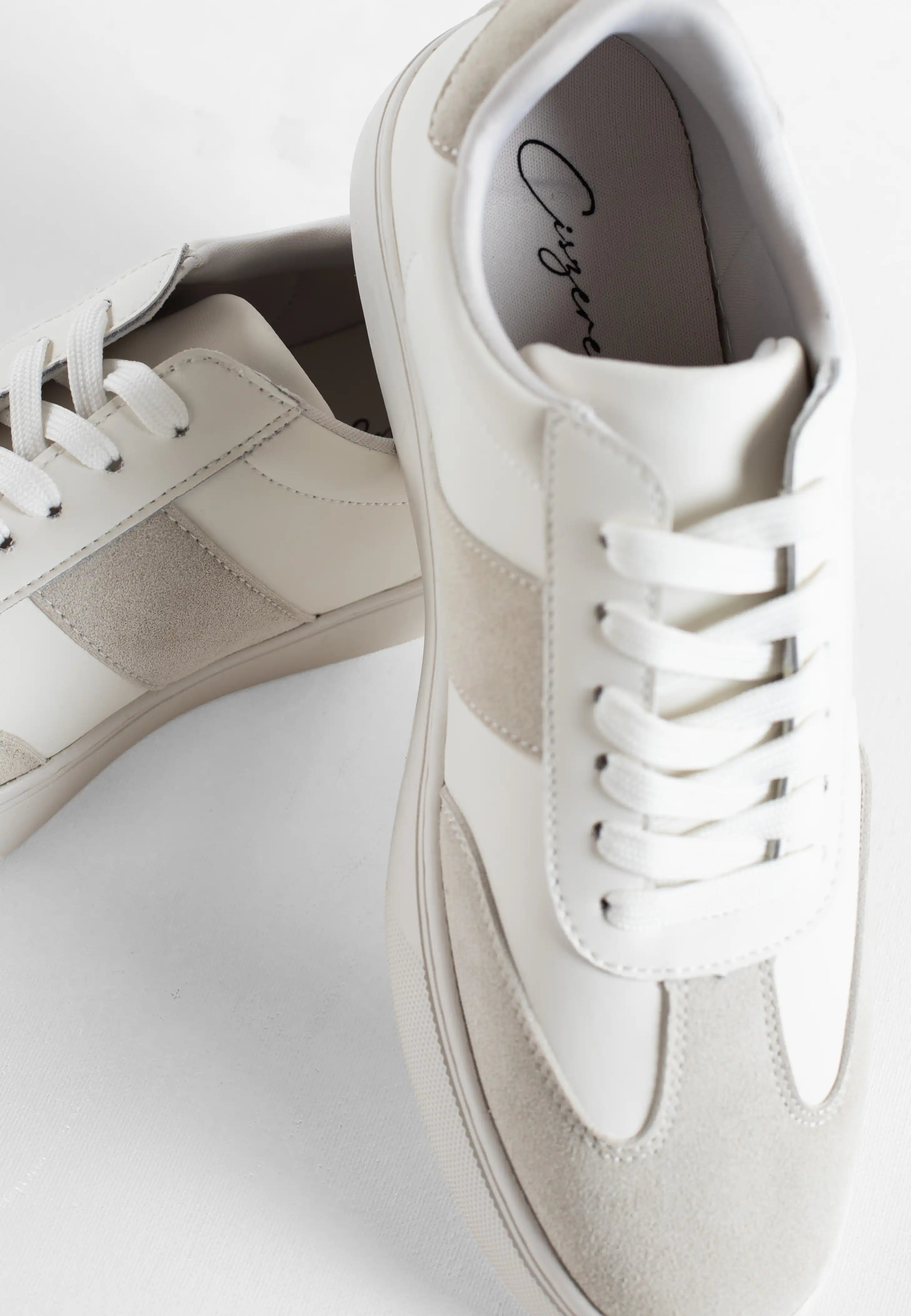 Melwin Gat Sneaker - Light Beige