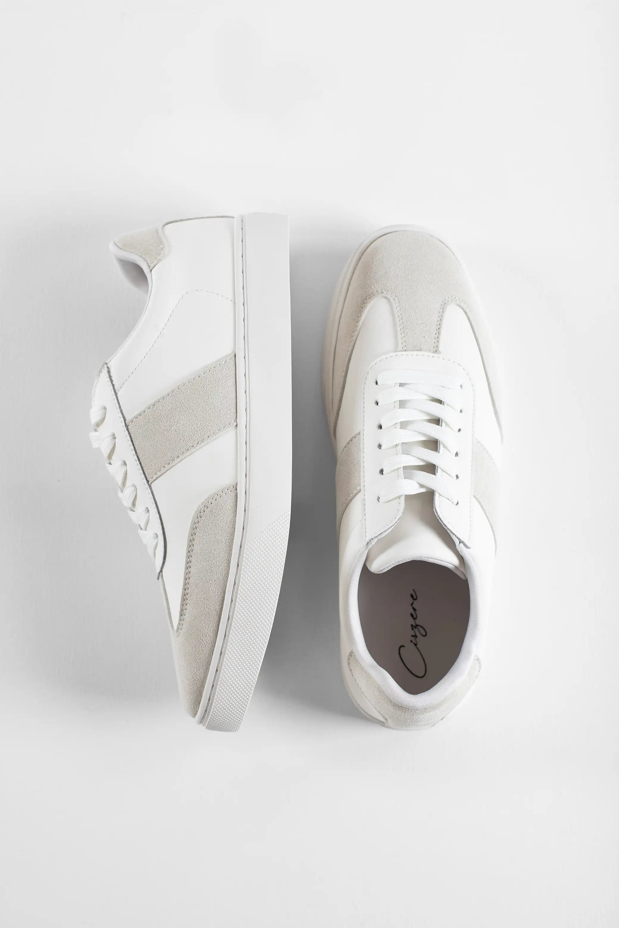 Melwin Gat sneaker - Ljusbeige