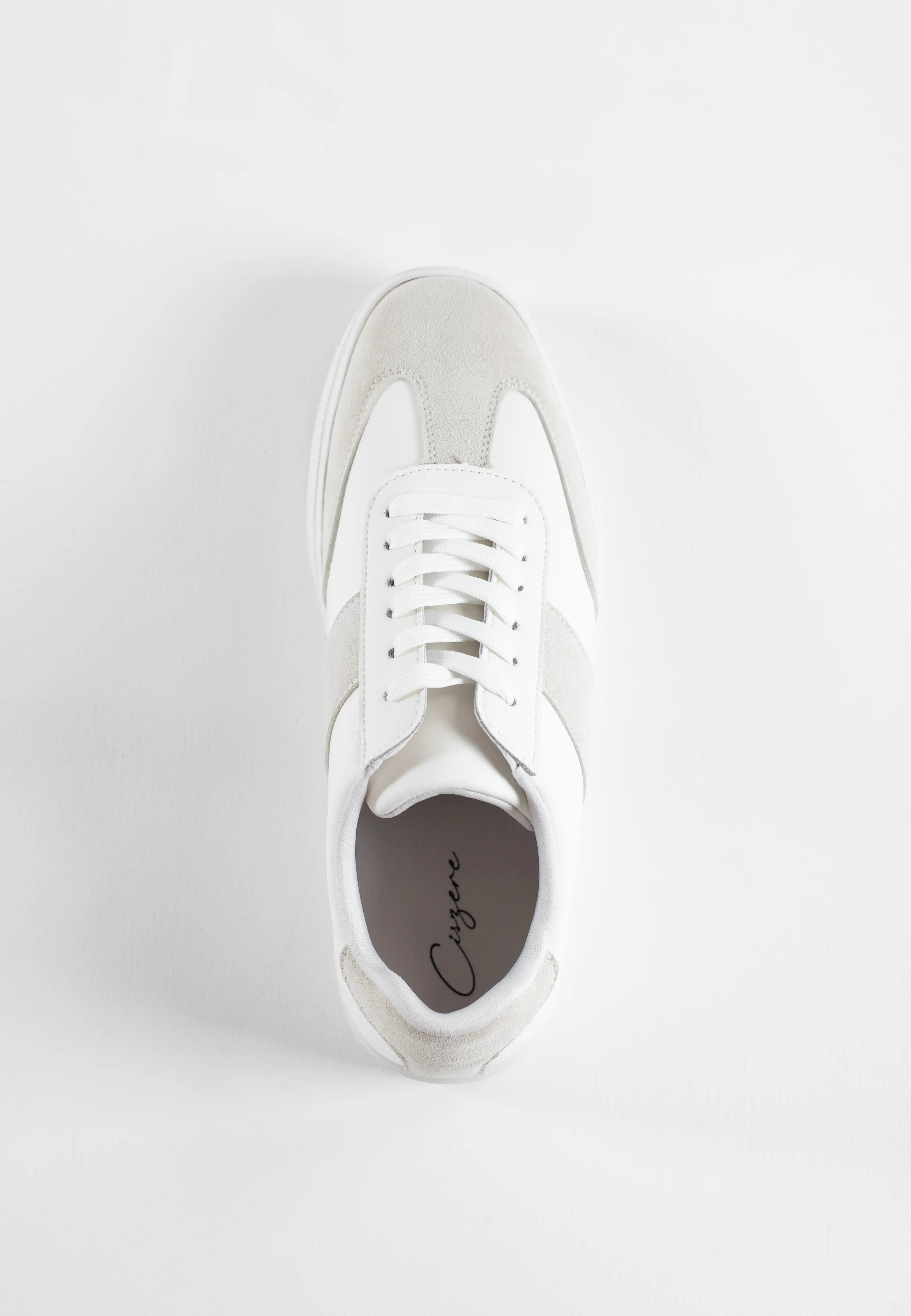 Melwin Gat sneaker - Ljusbeige