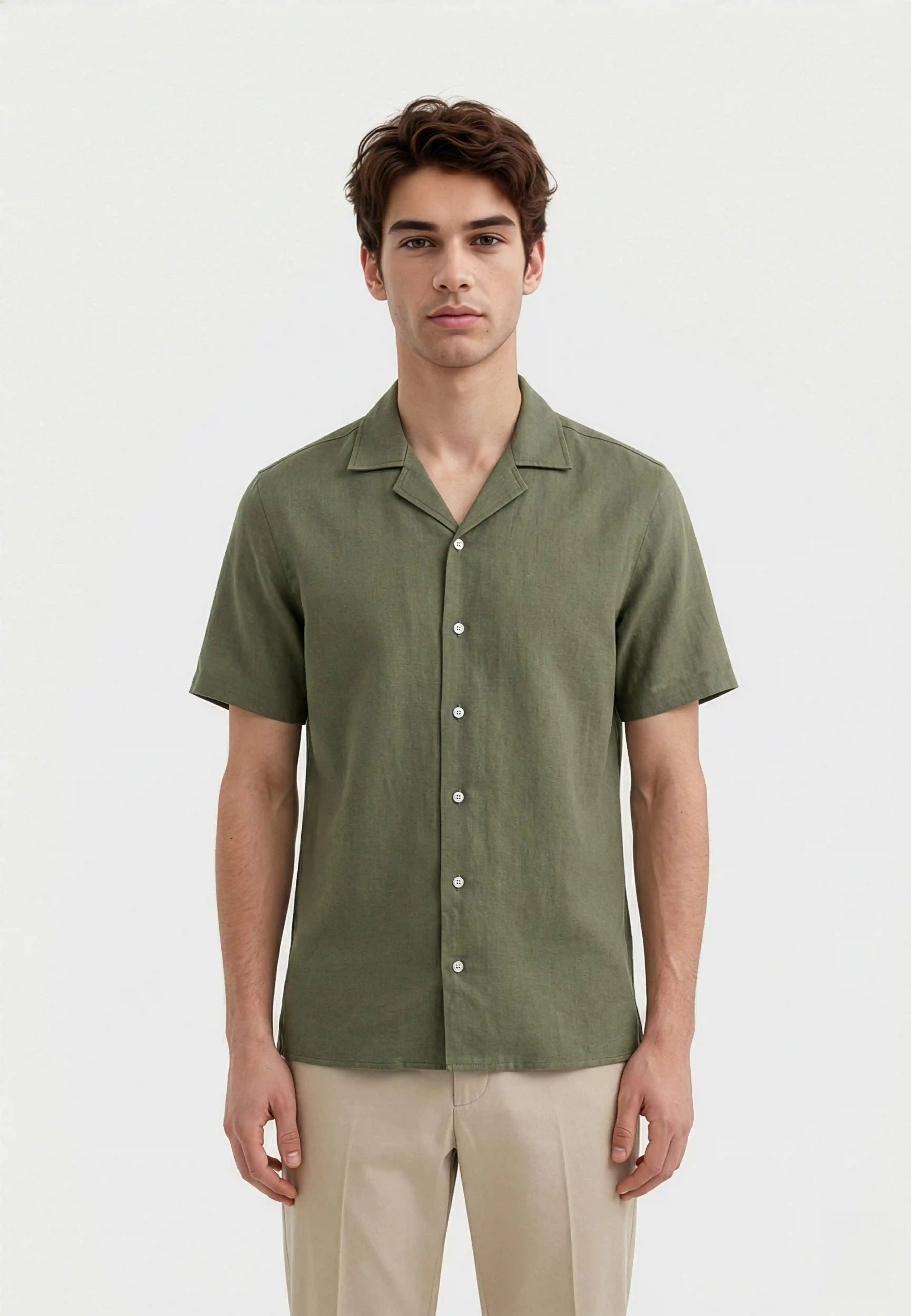 Ordy linen shirt - Green