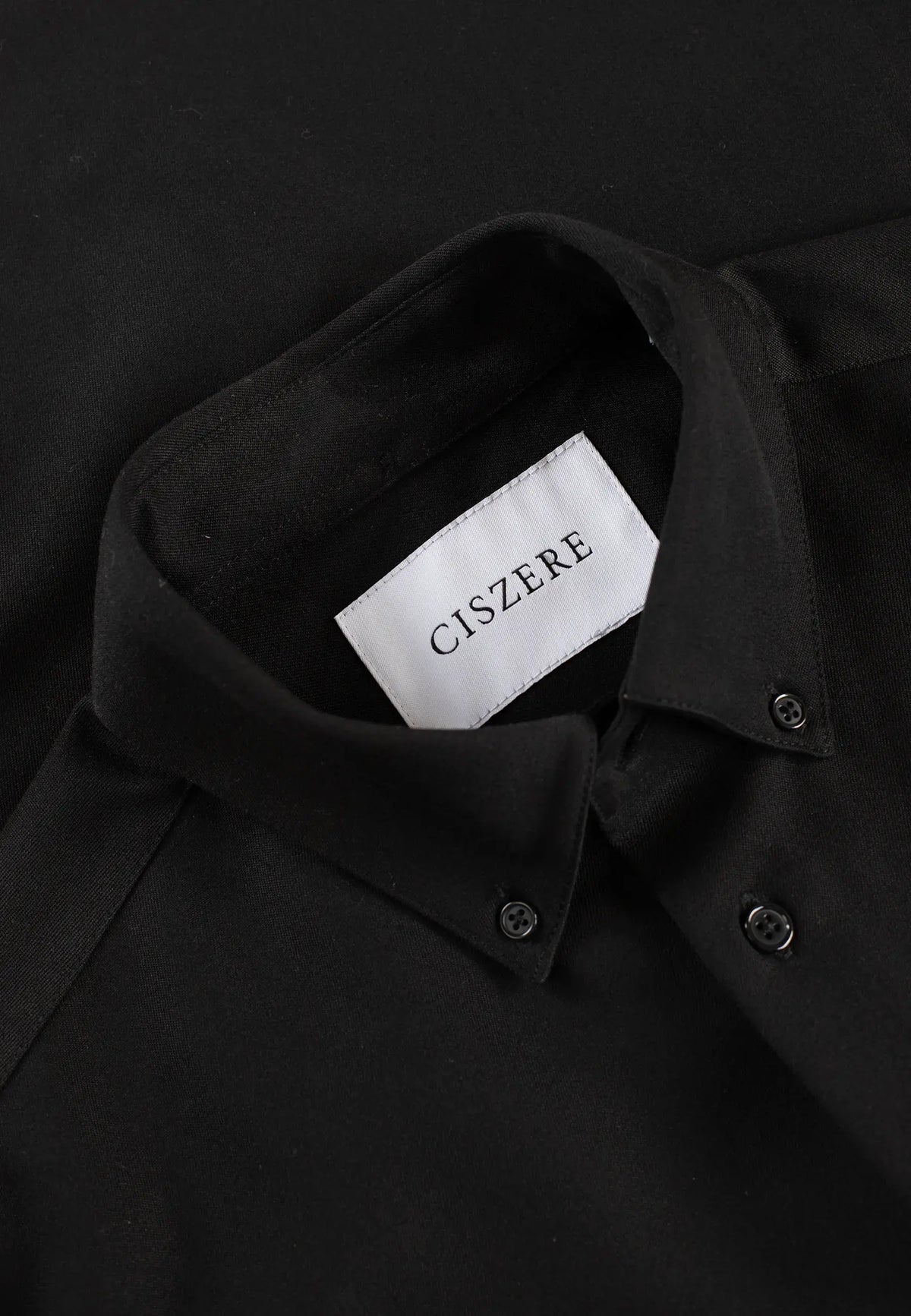 Redy viscose blend shirt - Black, on model