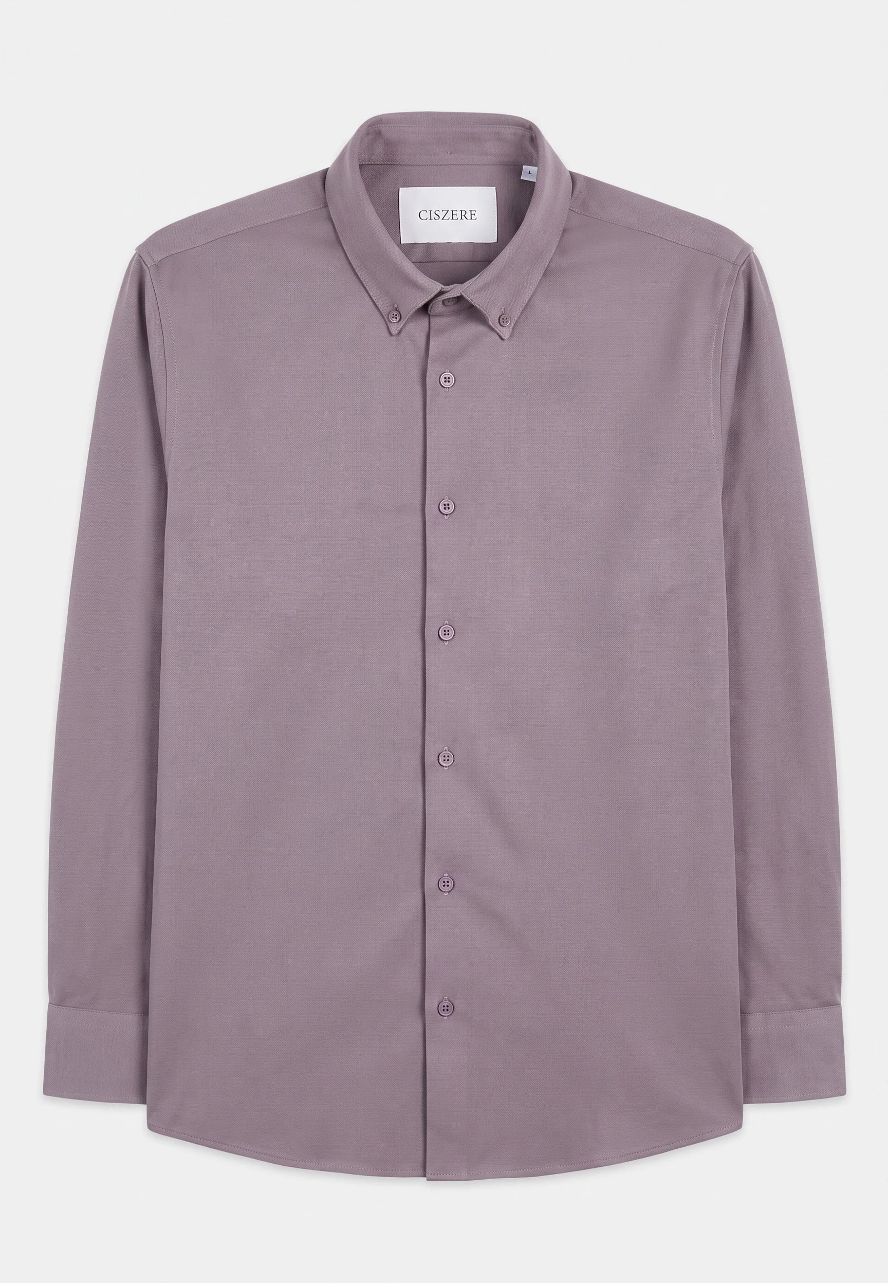 Redy viscose blend shirt - Muted lavender, flat lay