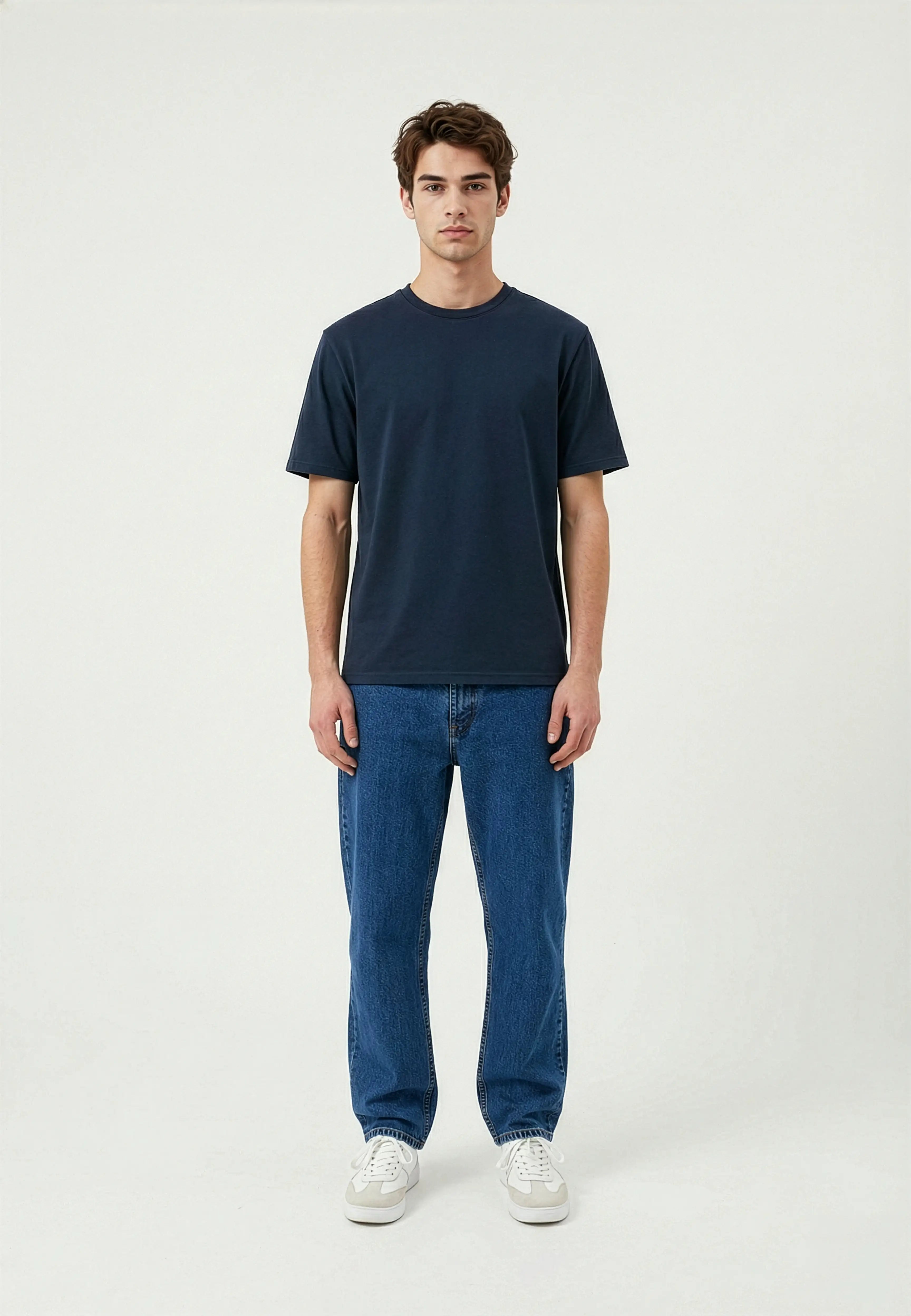 Riven viscose t-shirt - Blue
