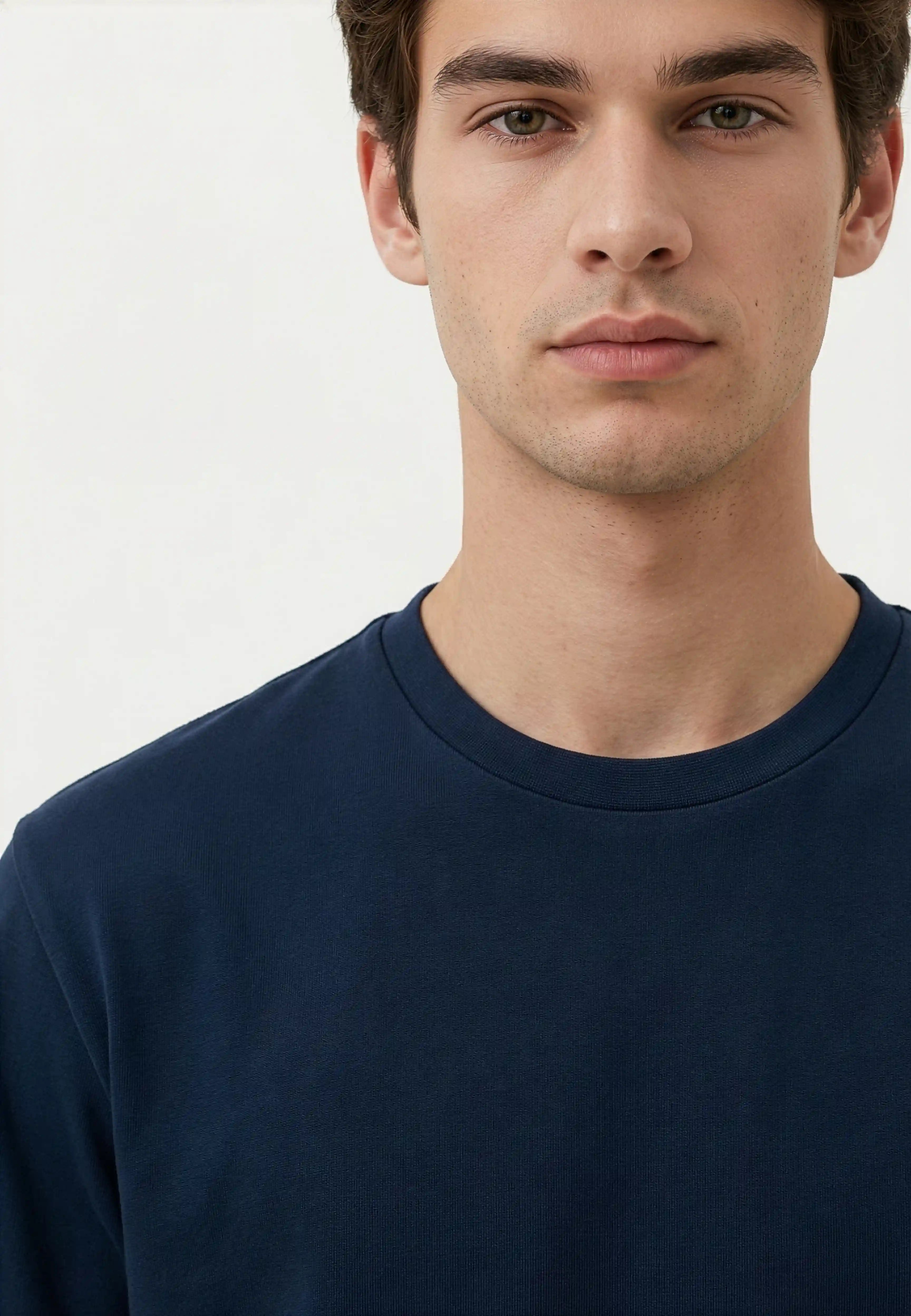 Riven viscose t-shirt - Blue