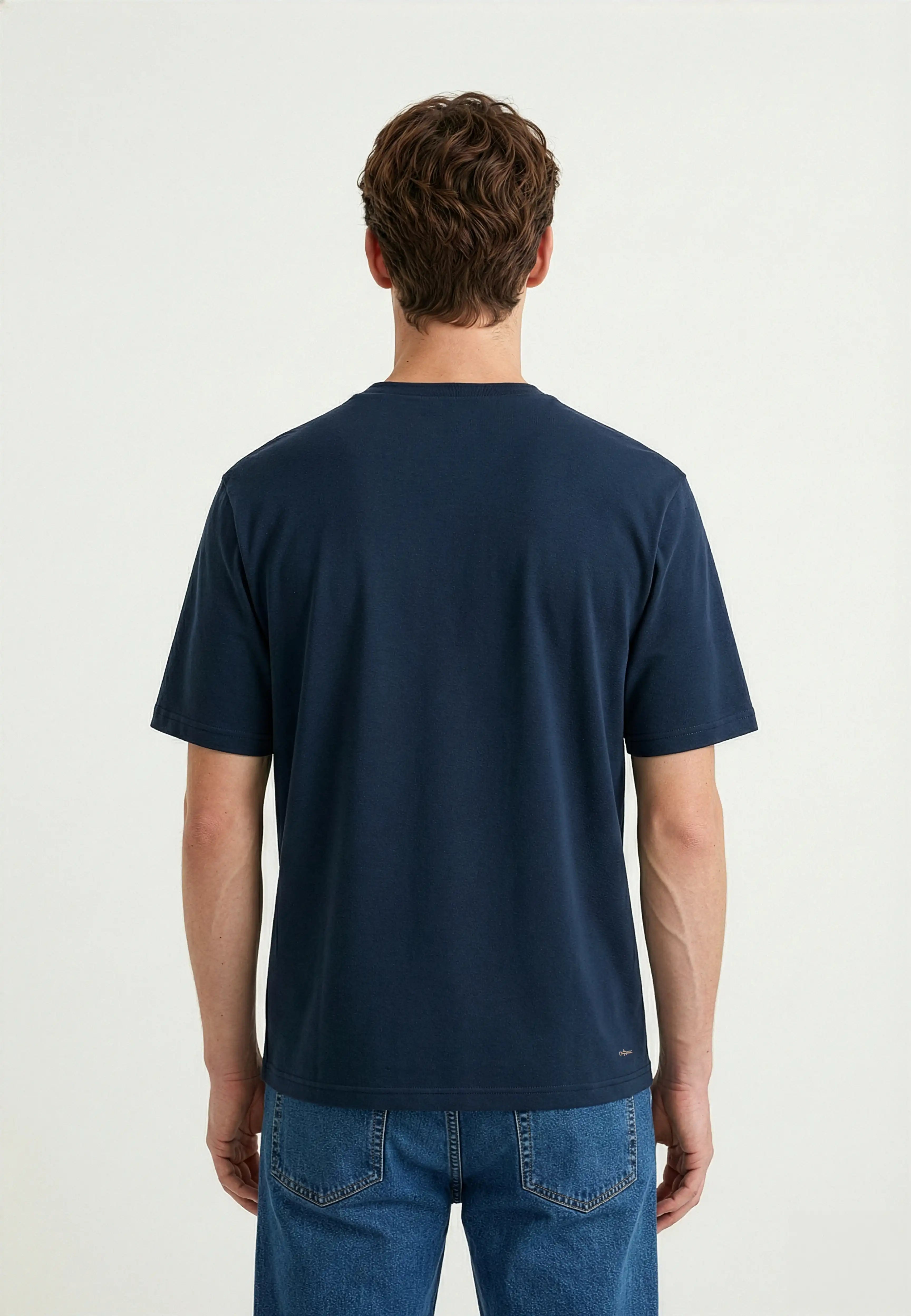 Riven viscose t-shirt - Blue