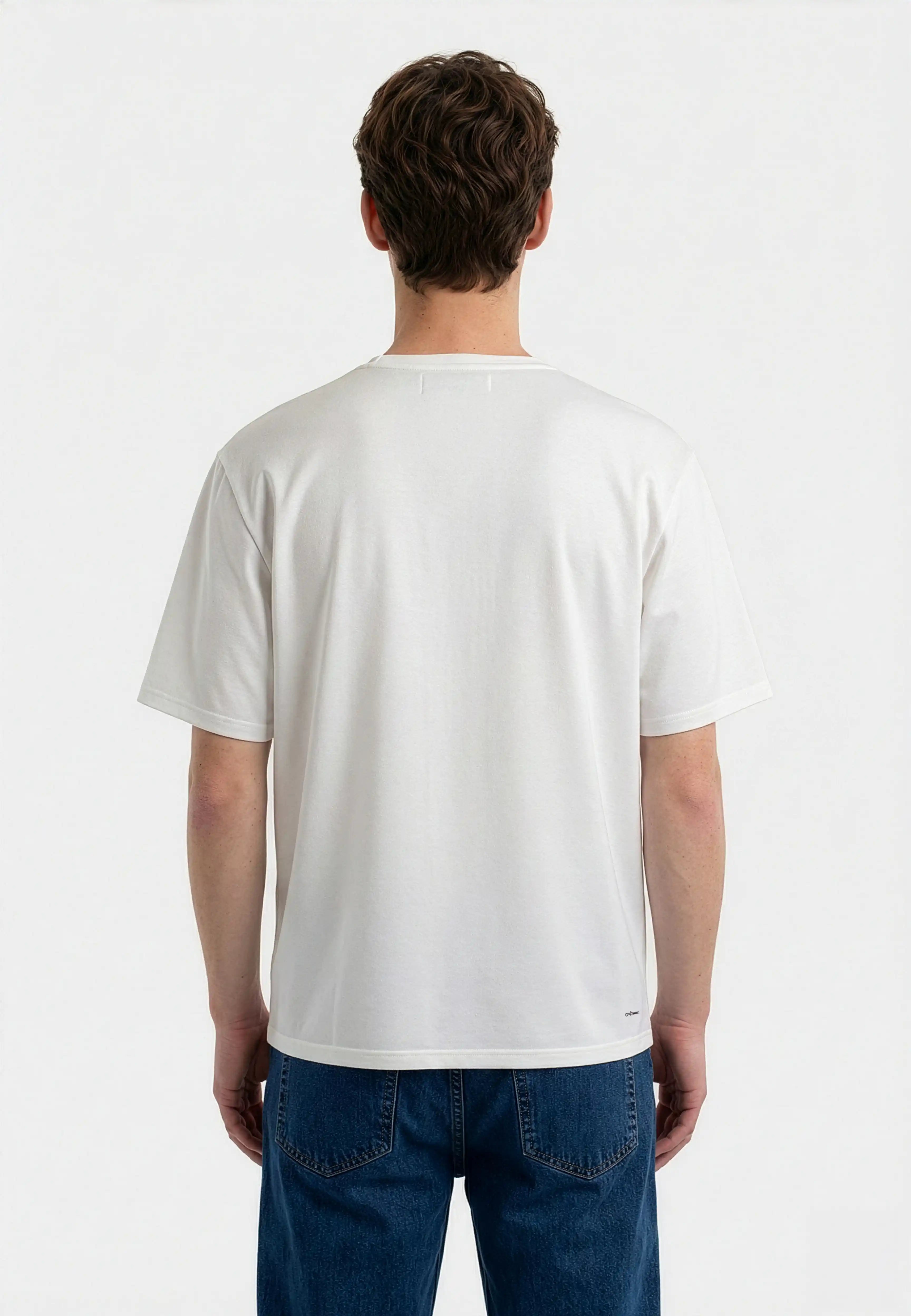 Riven viscose t-shirt - Off white