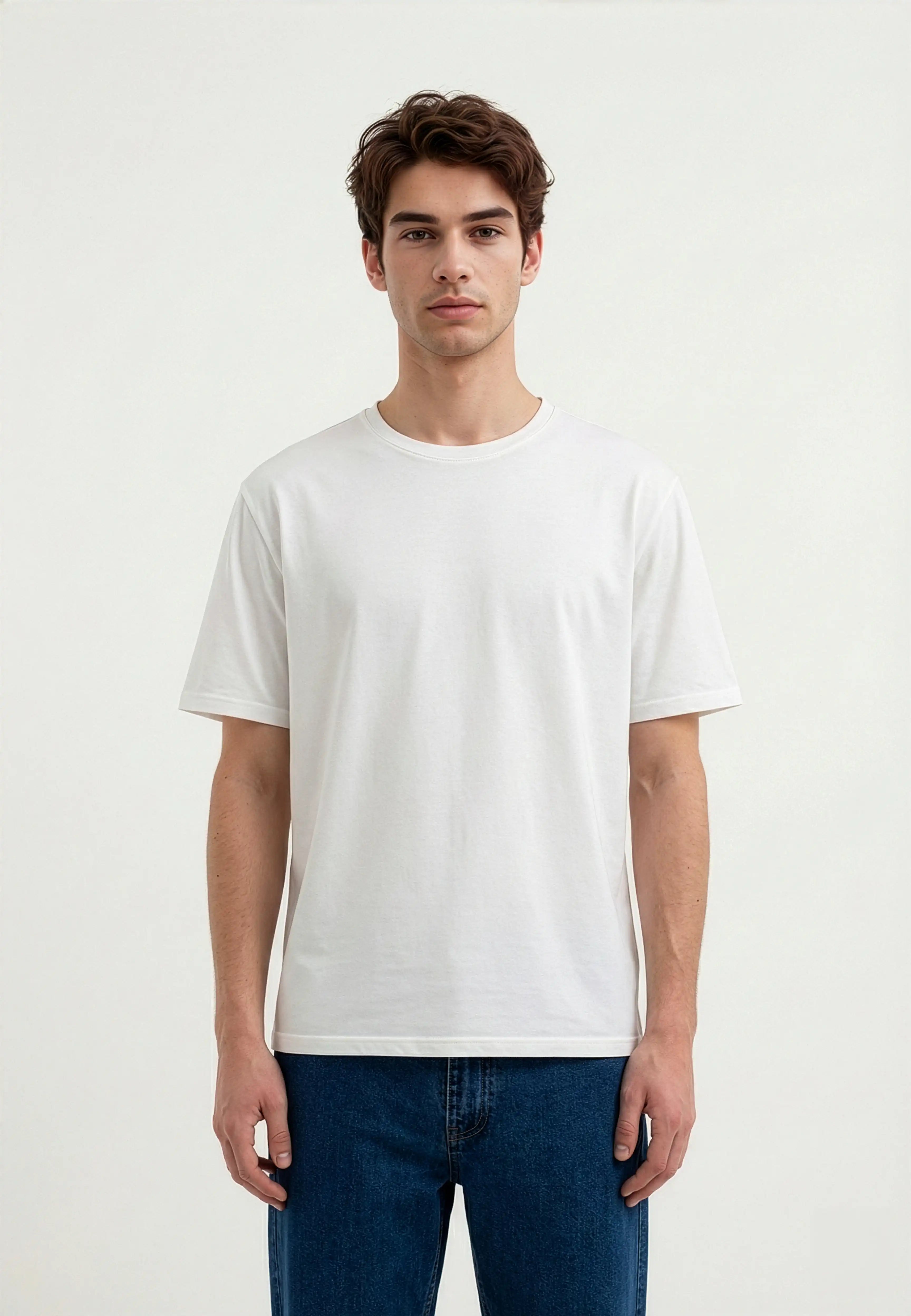 Riven viscose t-shirt - Off white